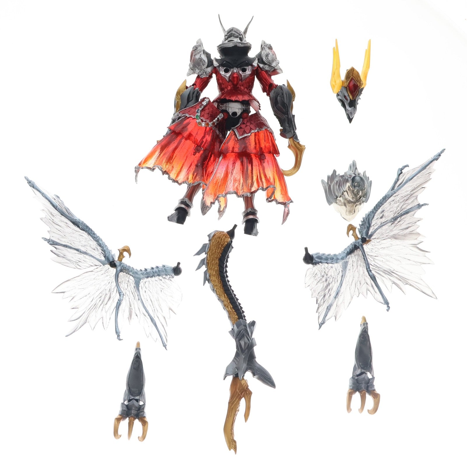 【中古即納】[FIG] S.I.C. 仮面ライダーウィザード フレイムドラゴン&オールドラゴン 完成品 可動フィギュア バンダイ(20150228)
