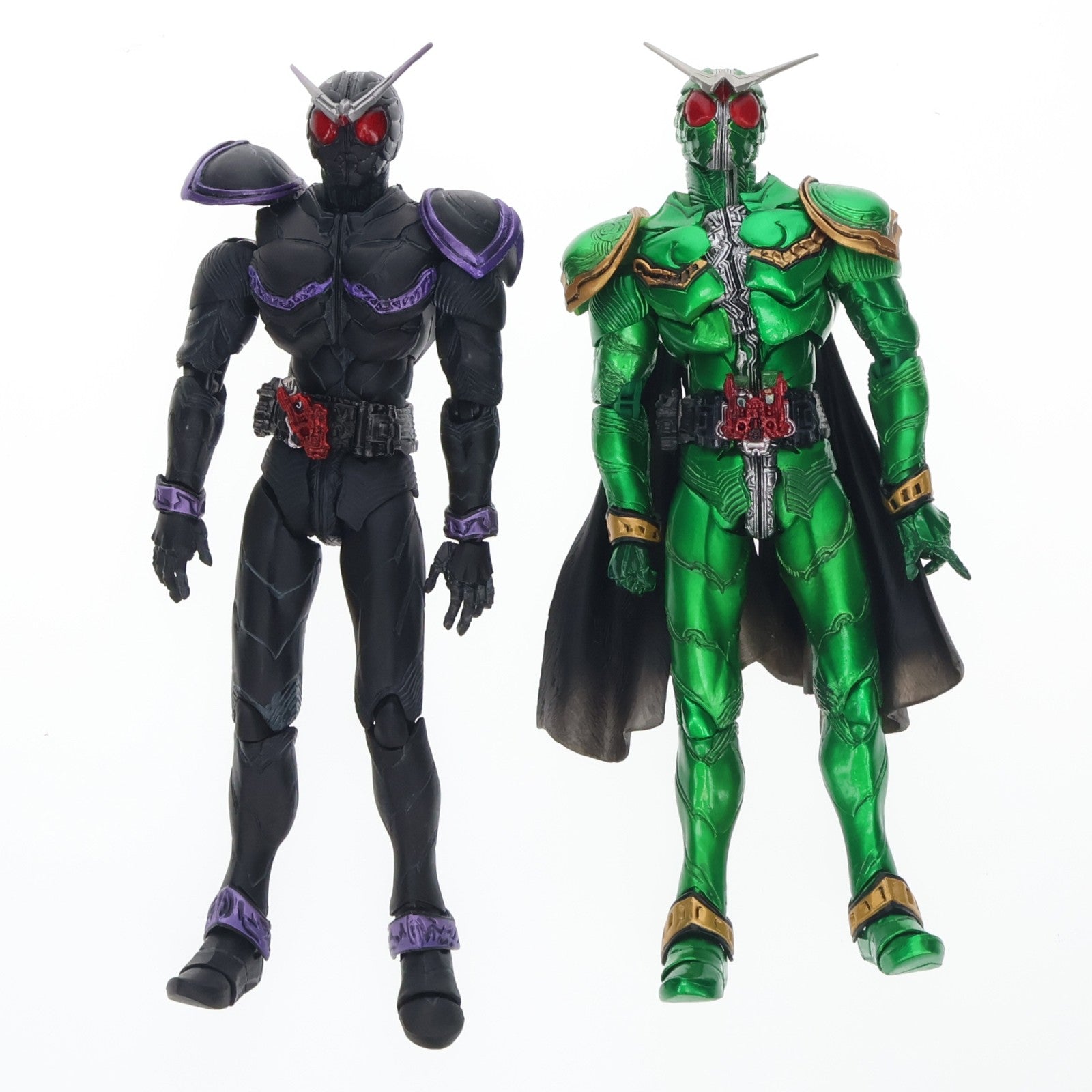 【中古即納】[FIG] (フィギュア単品) S.I.C. 仮面ライダーW(ダブル) サイクロンサイクロン&ジョーカージョーカー S.I.C.魂大全2011同梱品 完成品 可動フィギュア ホビージャパン(20111020)