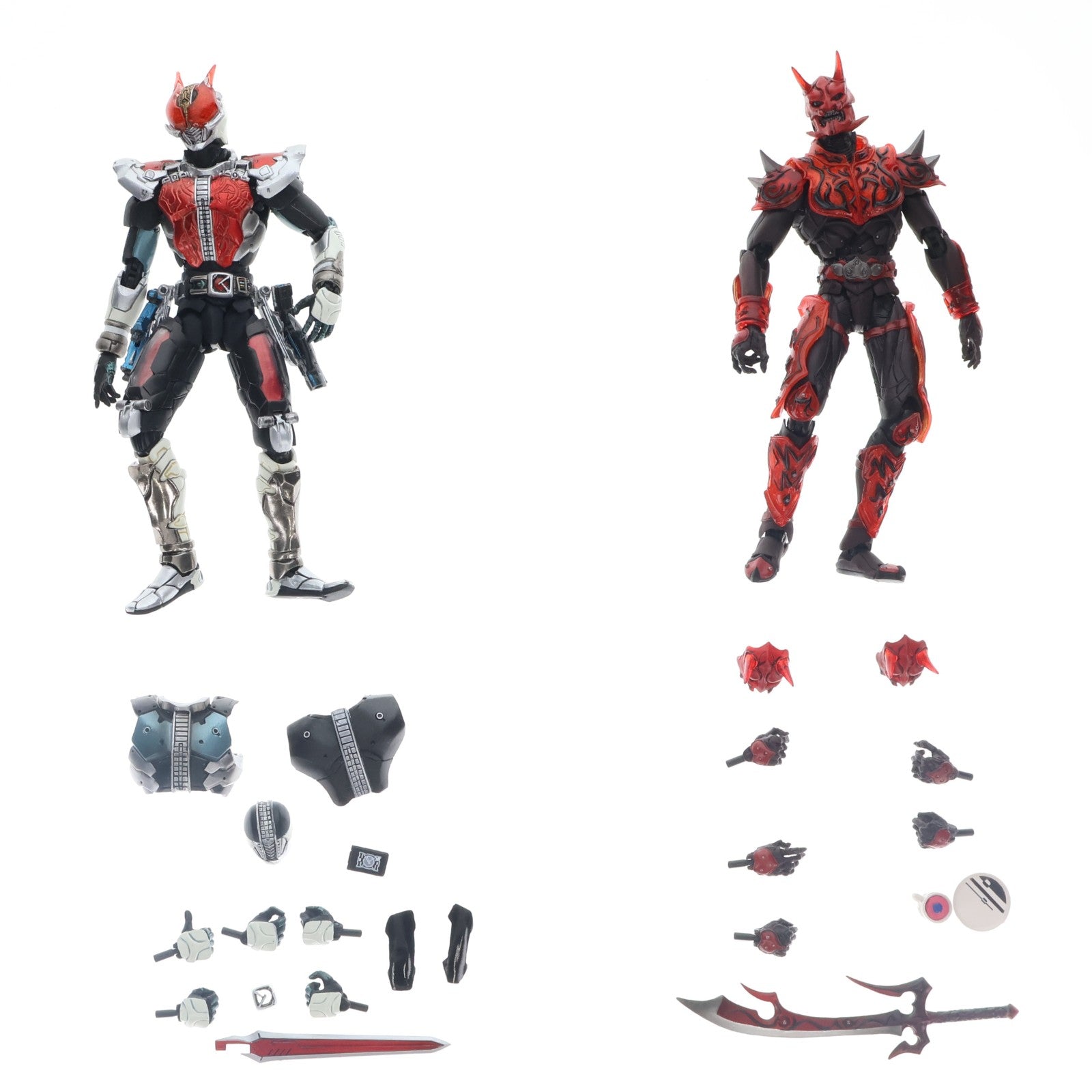【中古即納】[FIG] S.I.C. VOL.42 仮面ライダー電王ソードフォーム&モモタロスイマジン 完成品 可動フィギュア バンダイ(20080726)