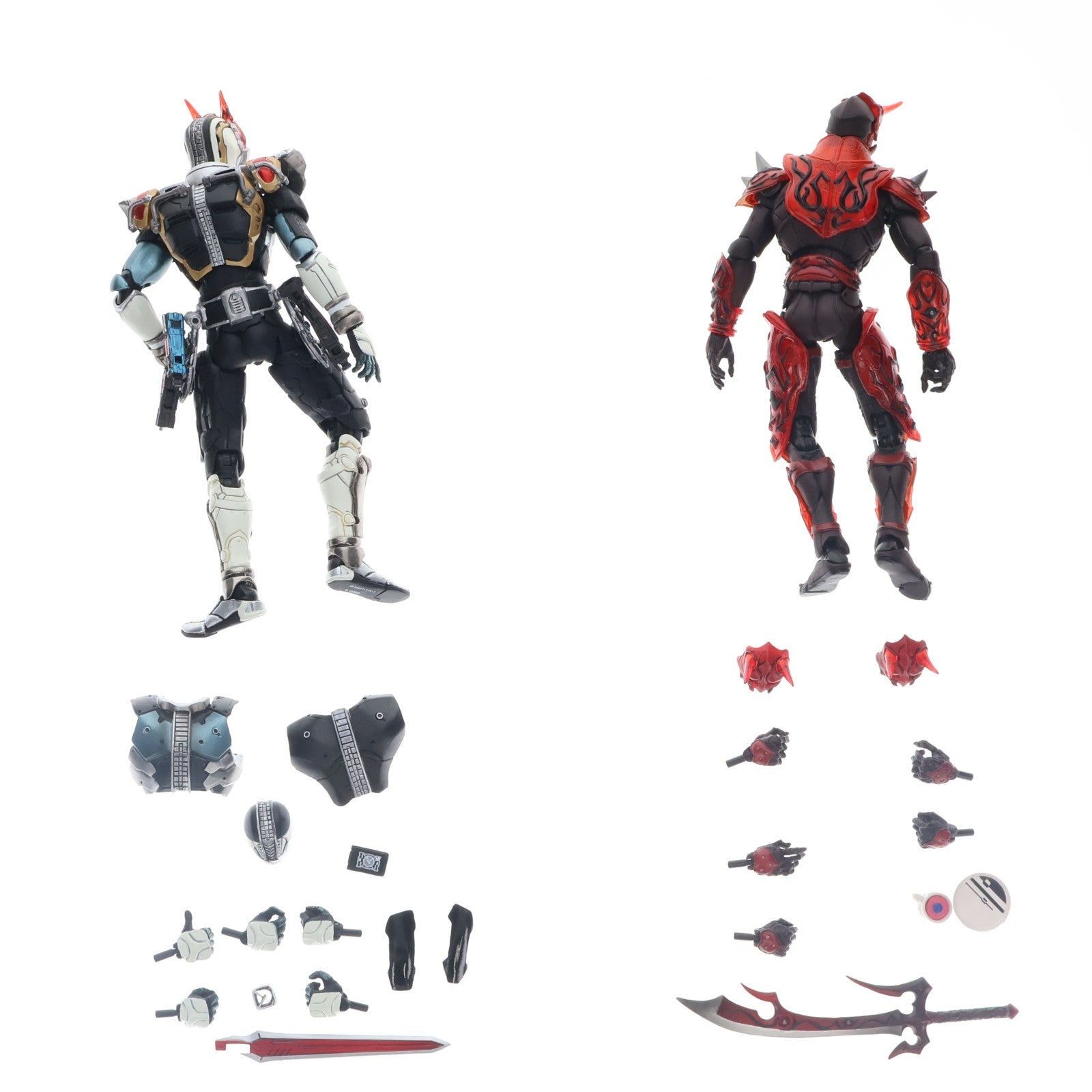 【中古即納】[FIG] S.I.C. VOL.42 仮面ライダー電王ソードフォーム&モモタロスイマジン 完成品 可動フィギュア バンダイ(20080726)