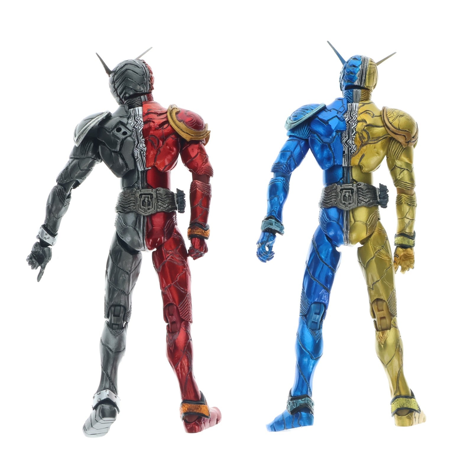 【中古即納】[FIG] S.I.C. Vol.58 仮面ライダーW(ダブル) ヒートメタル&ルナトリガー 完成品 可動フィギュア バンダイ(20110621)