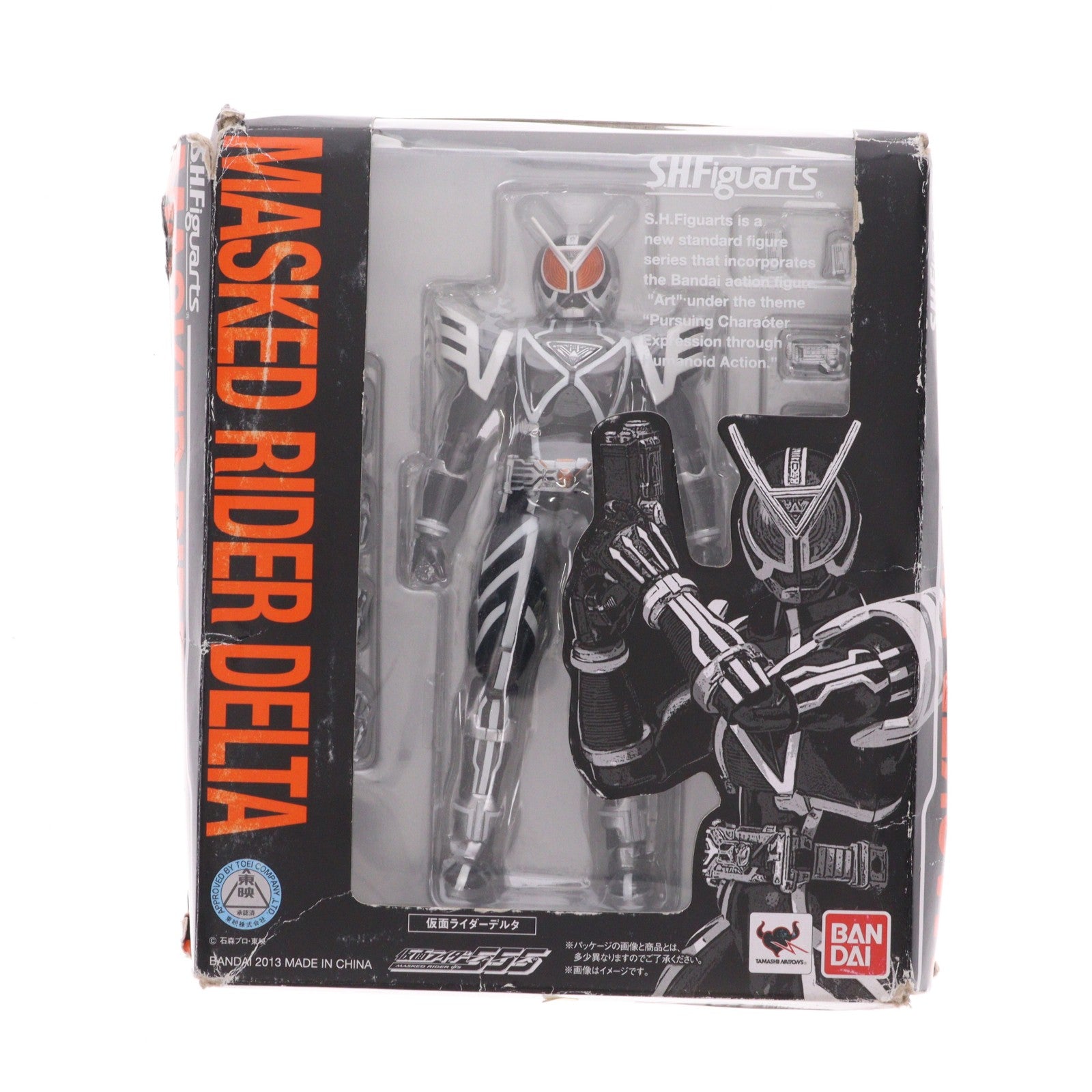 【中古即納】[FIG] S.H.Figuarts(フィギュアーツ) 仮面ライダーデルタ 仮面ライダー555(ファイズ) 完成品 可動フィギュア バンダイ(20131214)