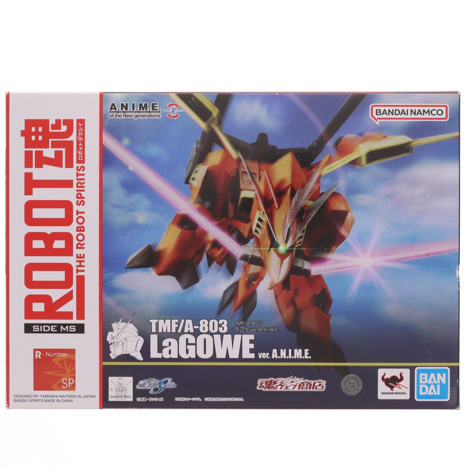 【中古即納】[FIG] 魂ウェブ商店限定 ROBOT魂(SIDE MS) TMF/A-803 ラゴゥ ver. A.N.I.M.E. 機動戦士ガンダムSEED(シード) 完成品 可動フィギュア バンダイスピリッツ(20231117)