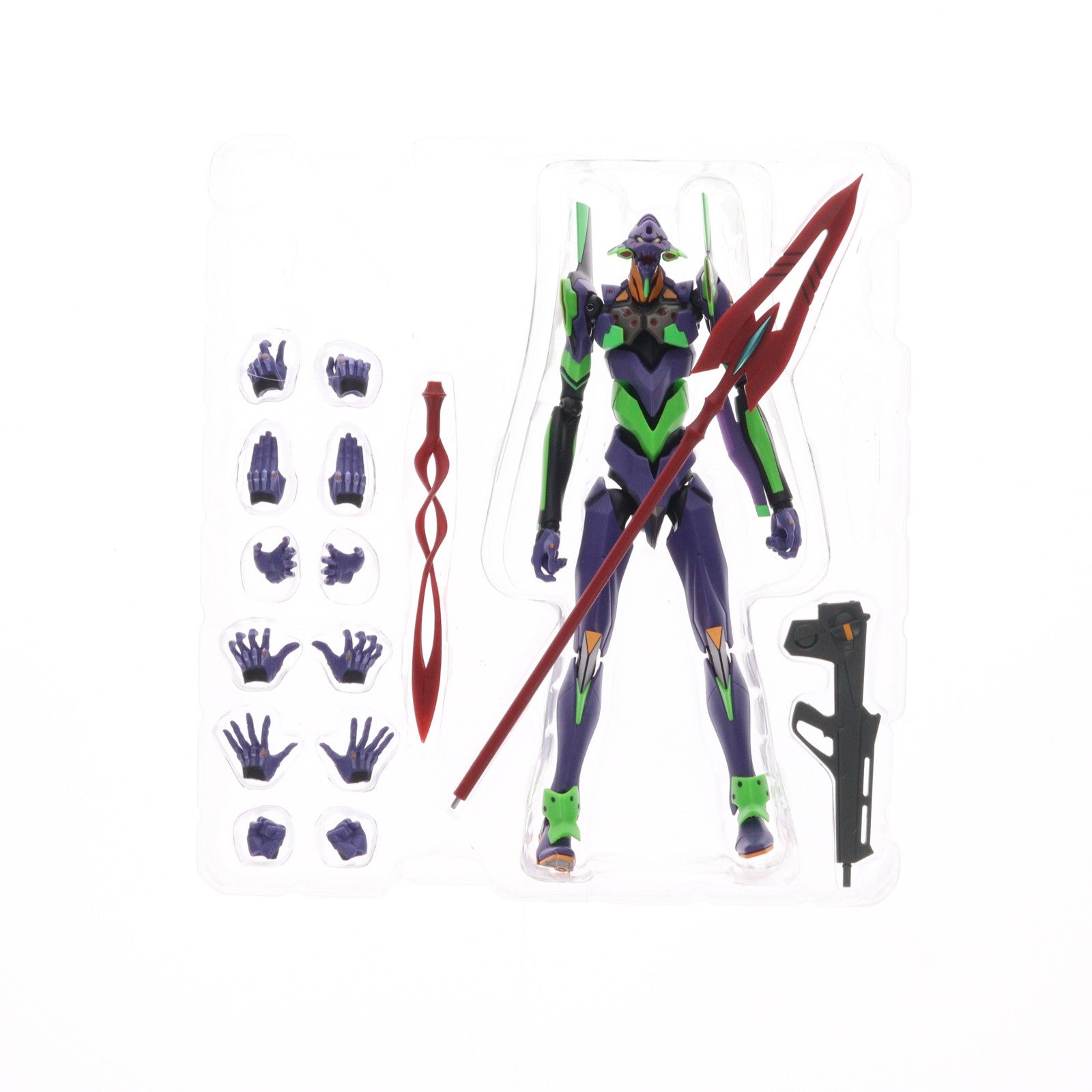 【中古即納】[FIG] ROBOT魂(SIDE EVA) エヴァンゲリオン初号機+カシウスの槍(リニューアルカラーエディション) シン・エヴァンゲリオン劇場版 完成品 可動フィギュア バンダイスピリッツ(20211123)