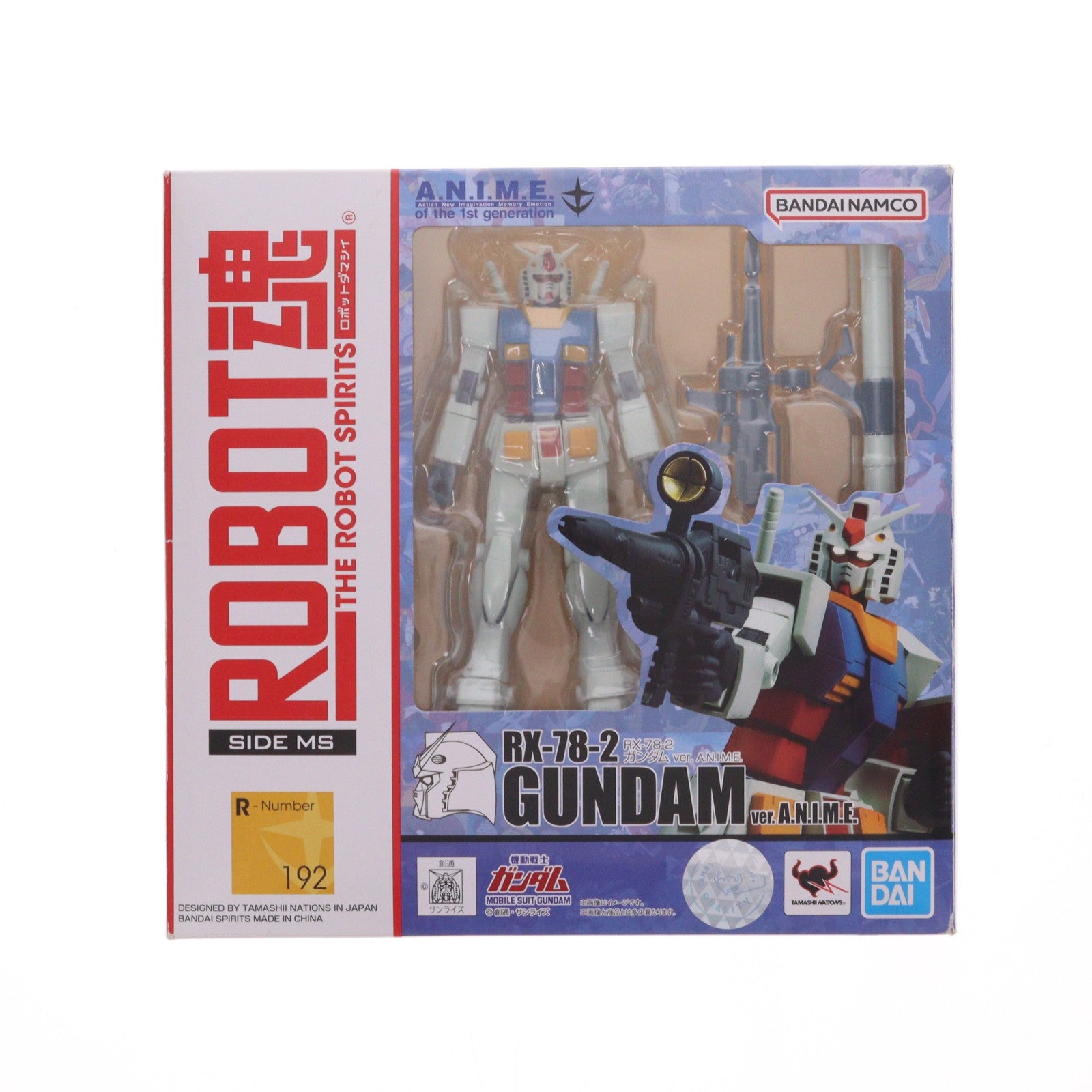 【中古即納】[FIG] (再販) ROBOT魂(SIDE MS) RX-78-2 ガンダム ver. A.N.I.M.E. 機動戦士ガンダム 完成品 可動フィギュア バンダイスピリッツ(20210731)