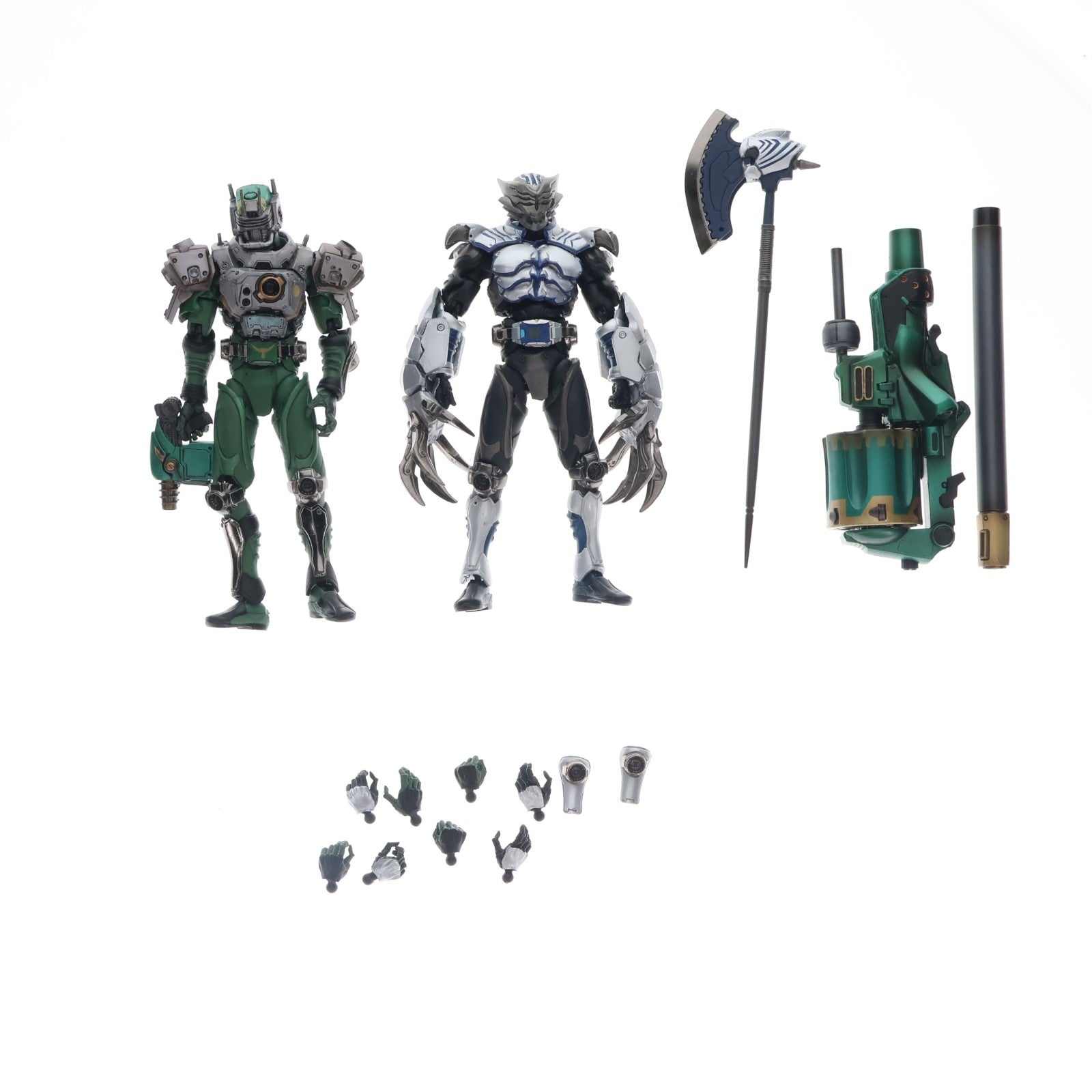 【中古即納】[FIG] S.I.C. VOL.27 仮面ライダーゾルダ&仮面ライダータイガ 仮面ライダー龍騎 完成品 可動フィギュア バンダイ(20050326)