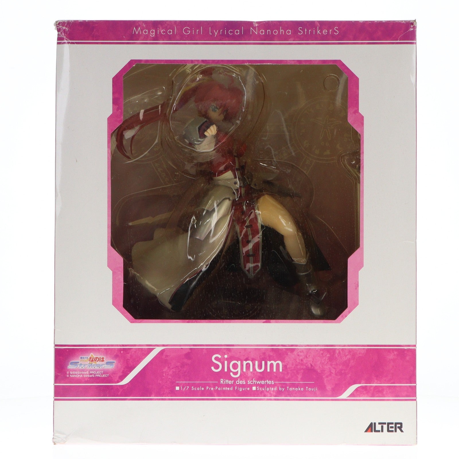 【中古即納】[FIG] シグナム(Signum) 魔法少女リリカルなのはStrikerS(ストライカーズ) 1/7 完成品 フィギュア アルター(20090108)