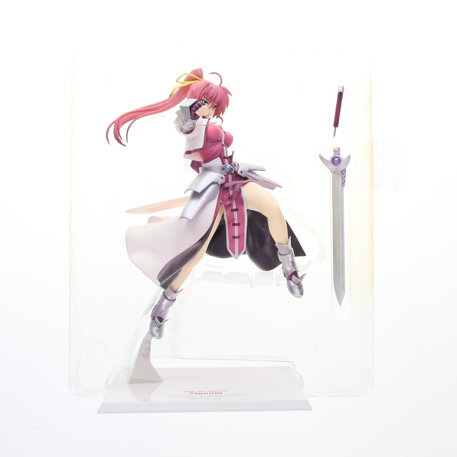 【中古即納】[FIG] シグナム(Signum) 魔法少女リリカルなのはStrikerS(ストライカーズ) 1/7 完成品 フィギュア アルター(20090108)