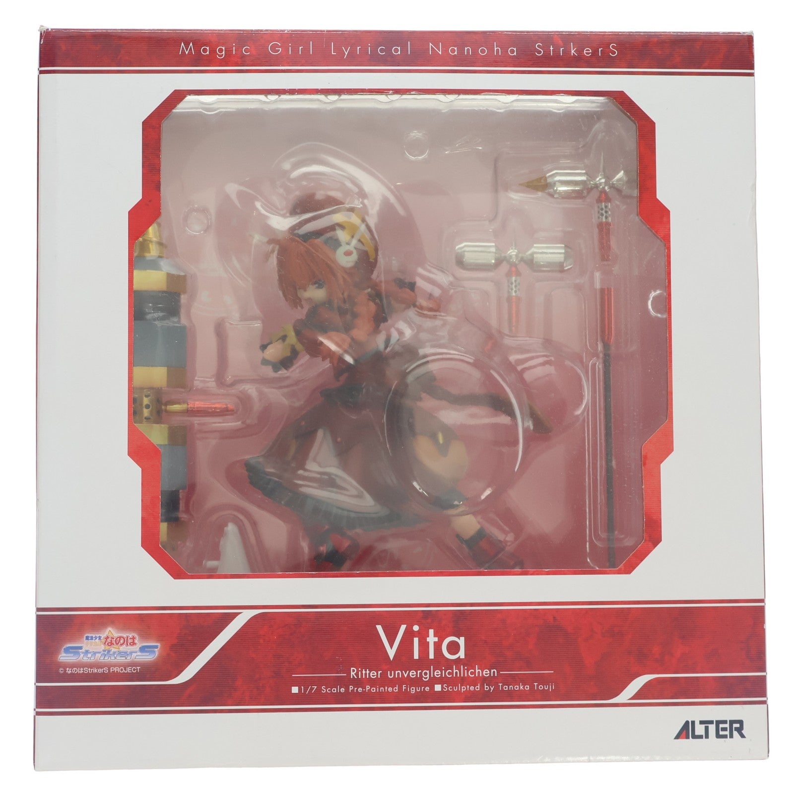 【中古即納】[FIG] ヴィータ 魔法少女リリカルなのはStrikerS(ストライカーズ) 1/7 完成品 フィギュア アルター(20090917)