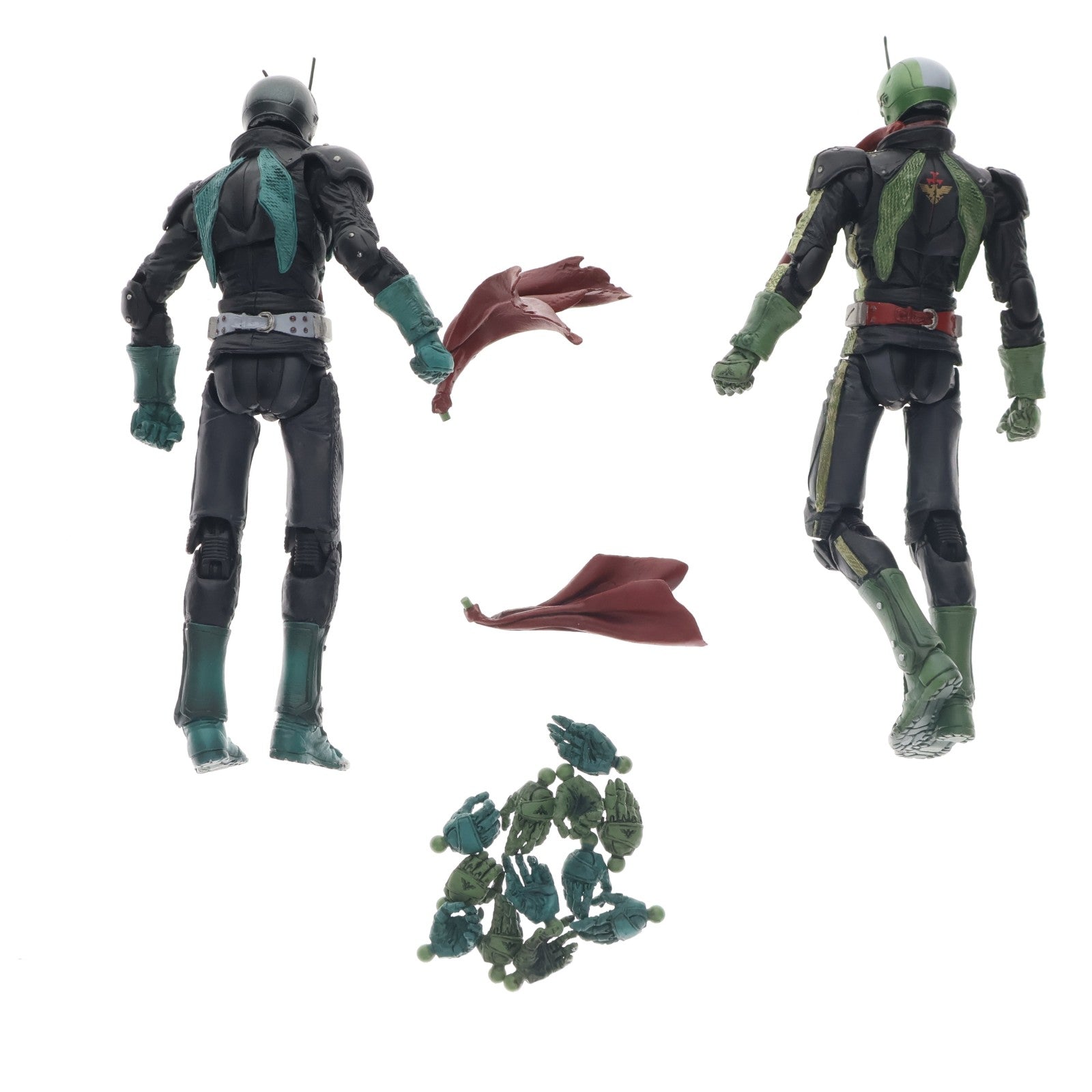 【中古即納】[FIG] MOVIE REALIZATION 仮面ライダー1号・2号(仮面ライダーTHE FIRST) 完成品 可動フィギュア バンダイ(20060527)