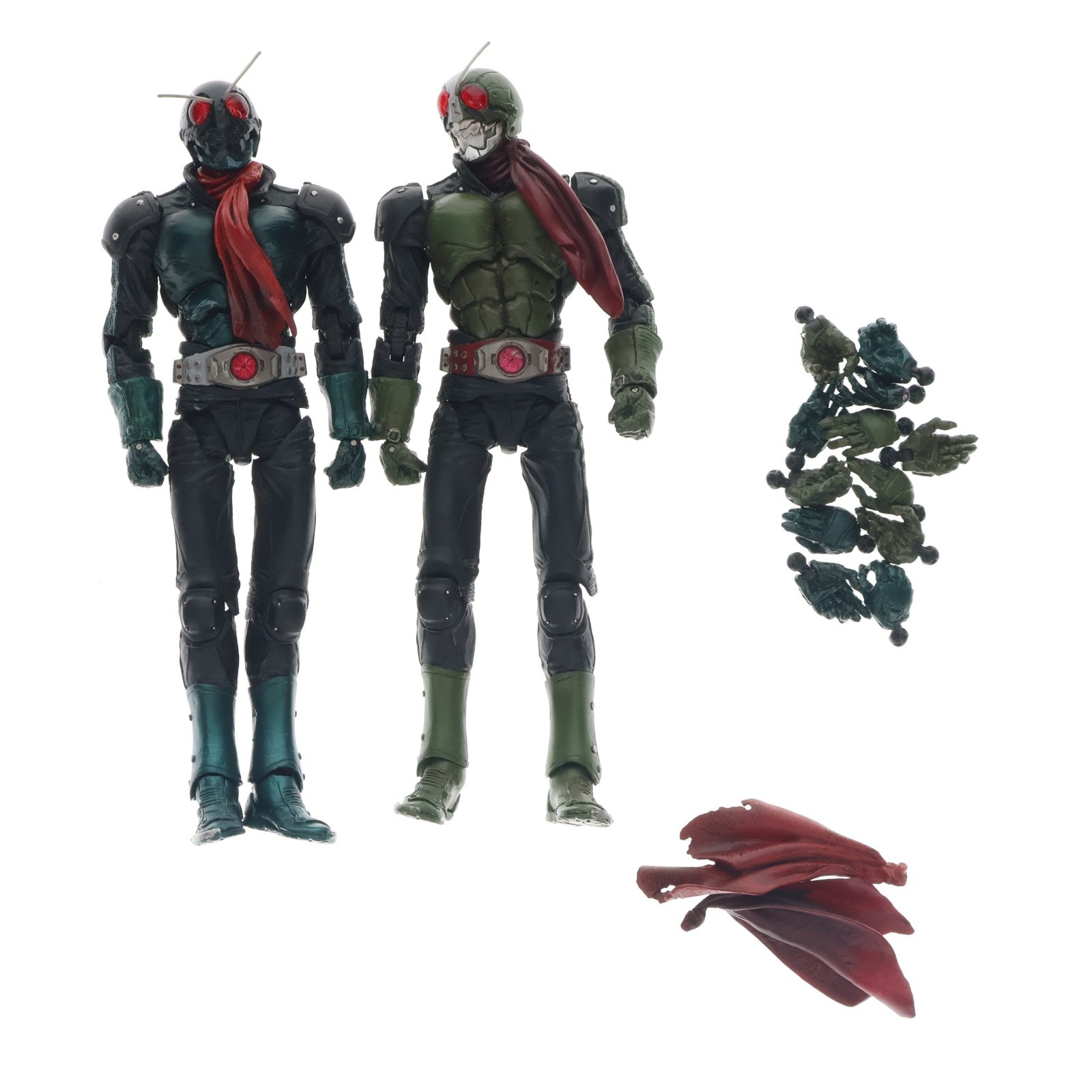 【中古即納】[FIG] MOVIE REALIZATION 仮面ライダー1号VS仮面ライダー2号 仮面ライダーTHE NEXT 完成品 可動フィギュア バンダイ(20080329)