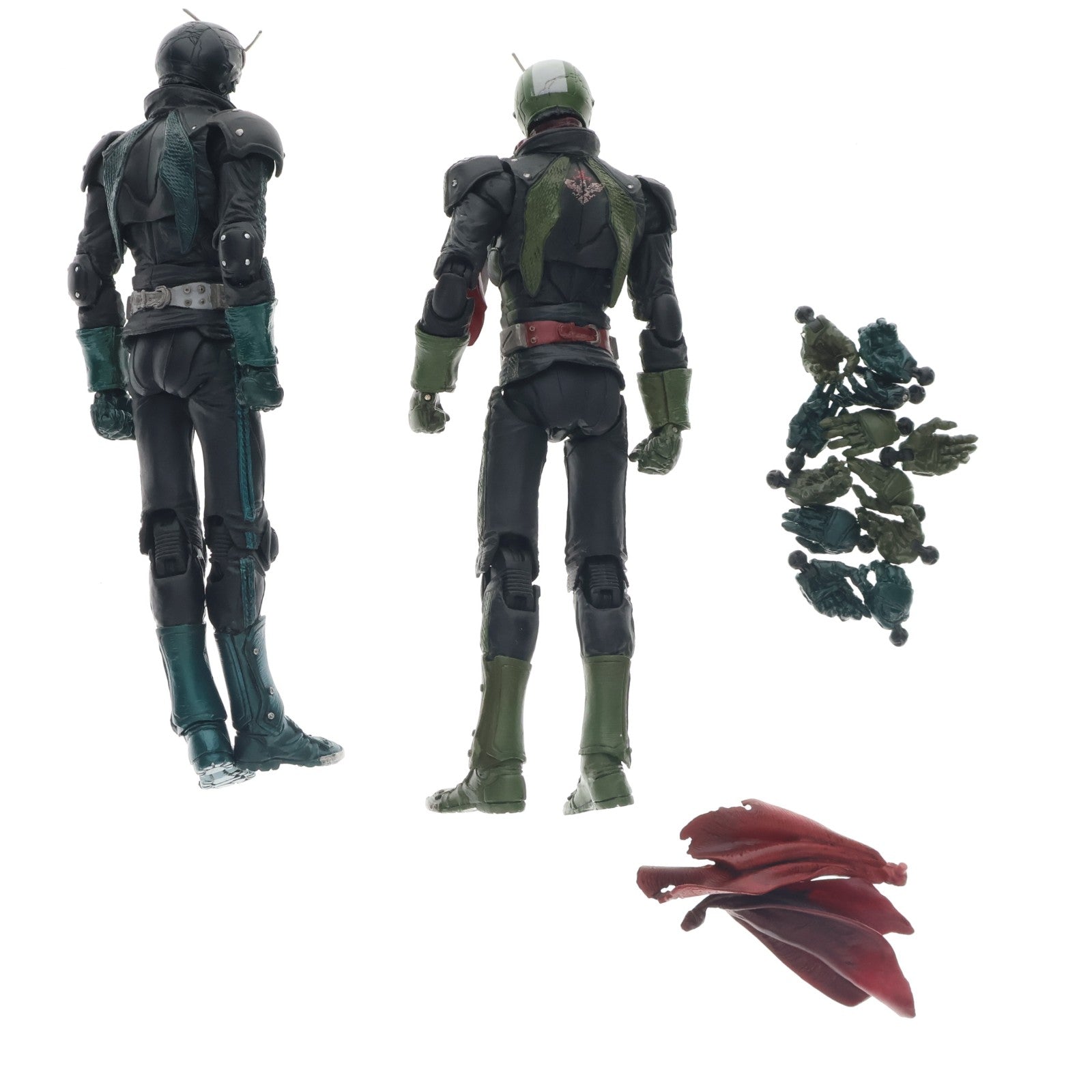 【中古即納】[FIG] MOVIE REALIZATION 仮面ライダー1号VS仮面ライダー2号 仮面ライダーTHE NEXT 完成品 可動フィギュア バンダイ(20080329)