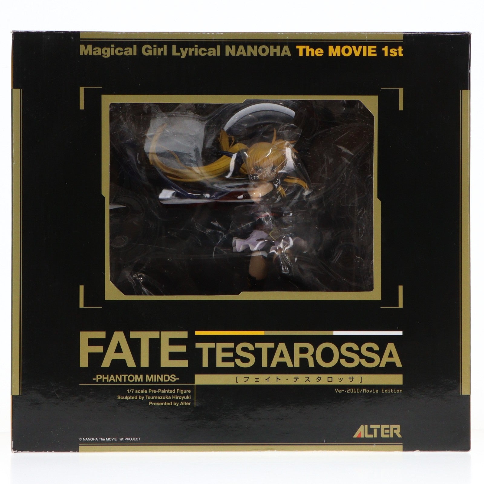 【中古即納】[FIG] フェイト・テスタロッサ -PHANTOM MINDS- 魔法少女リリカルなのは The MOVIE 1st 1/7 完成品 フィギュア アルター(20110126)