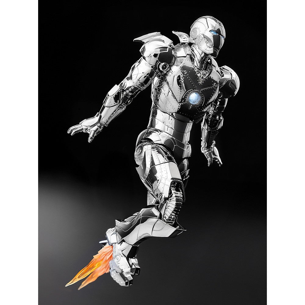 【中古即納】[FIG] DLX Iron Man Mark 2(Chrome Edition)(DLX アイアンマン・マーク2(クローム・エディション)) Marvel Studios' The Infinity Saga(マーベル・スタジオ: インフィニティ・サーガ) 1/12 完成品 可動フィギュア threezero(スリーゼロ)(20260425)