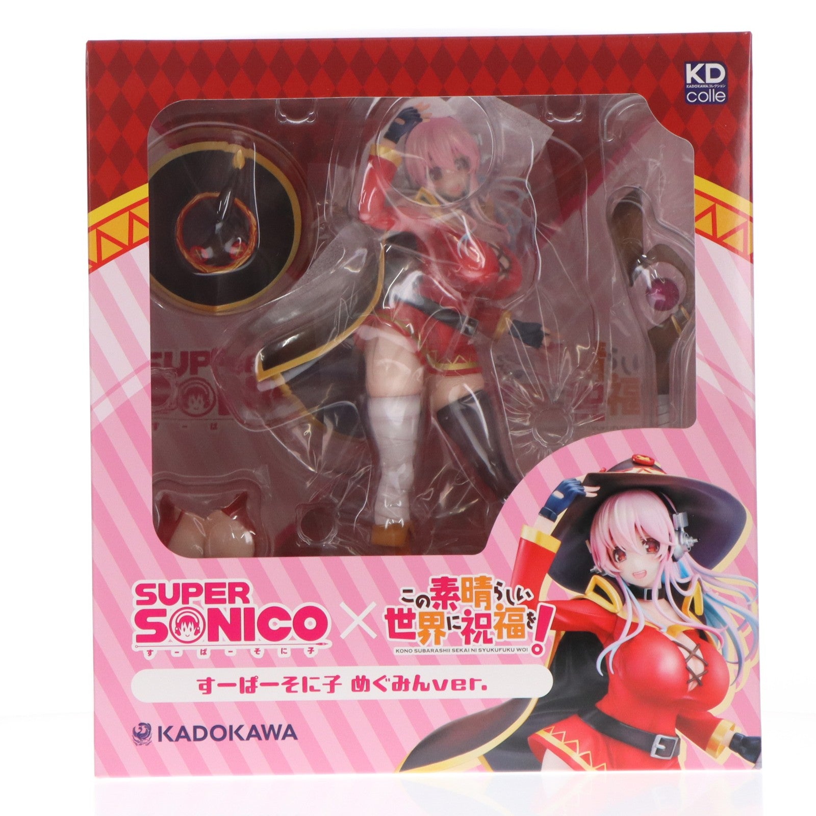 【中古即納】[FIG] KDcolle すーぱーそに子 めぐみんver. すーぱーそに子、この素晴らしい世界に祝福を! 1/7 完成品 フィギュア KADOKAWA(カドカワ)(20260331)