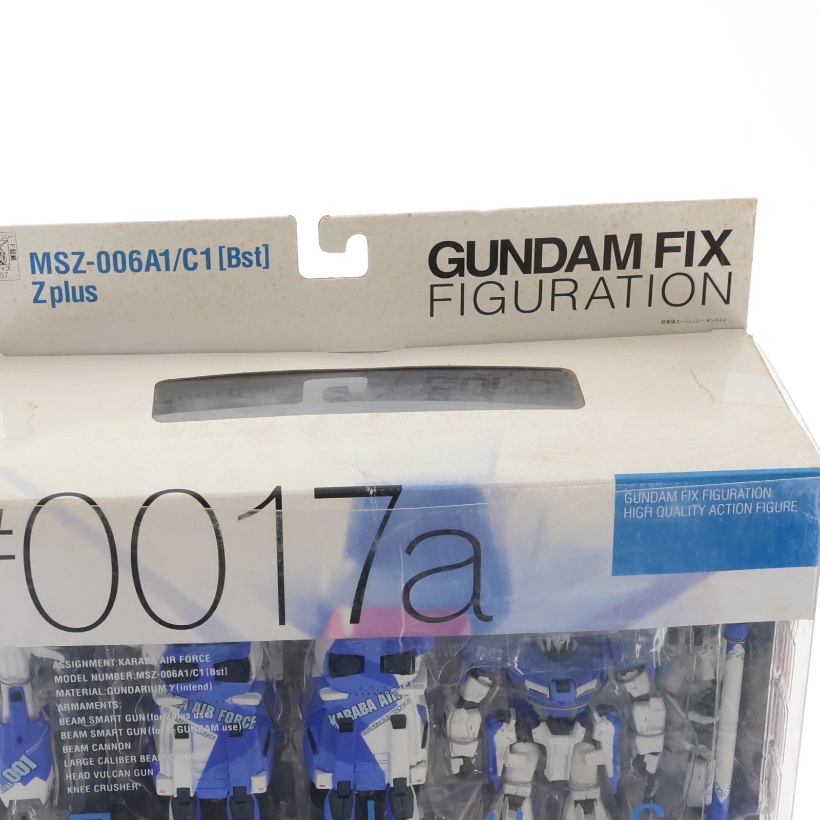 【中古即納】[FIG] GUNDAM FIX FIGURATION #0017-a Zplus(ゼータプラス) ブルー ガンダム・センチネル 完成品 可動フィギュア バンダイ(20030928)
