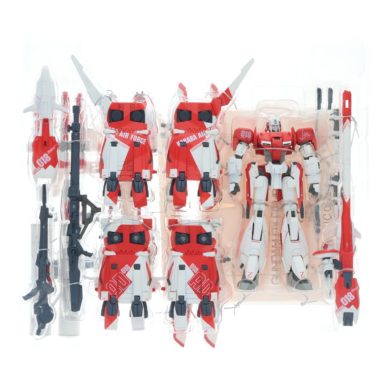 【中古即納】[FIG] GUNDAM FIX FIGURATION #0017-b Zplus(ゼータプラス) レッド ガンダム・センチネル 完成品 可動フィギュア バンダイ(20030928)