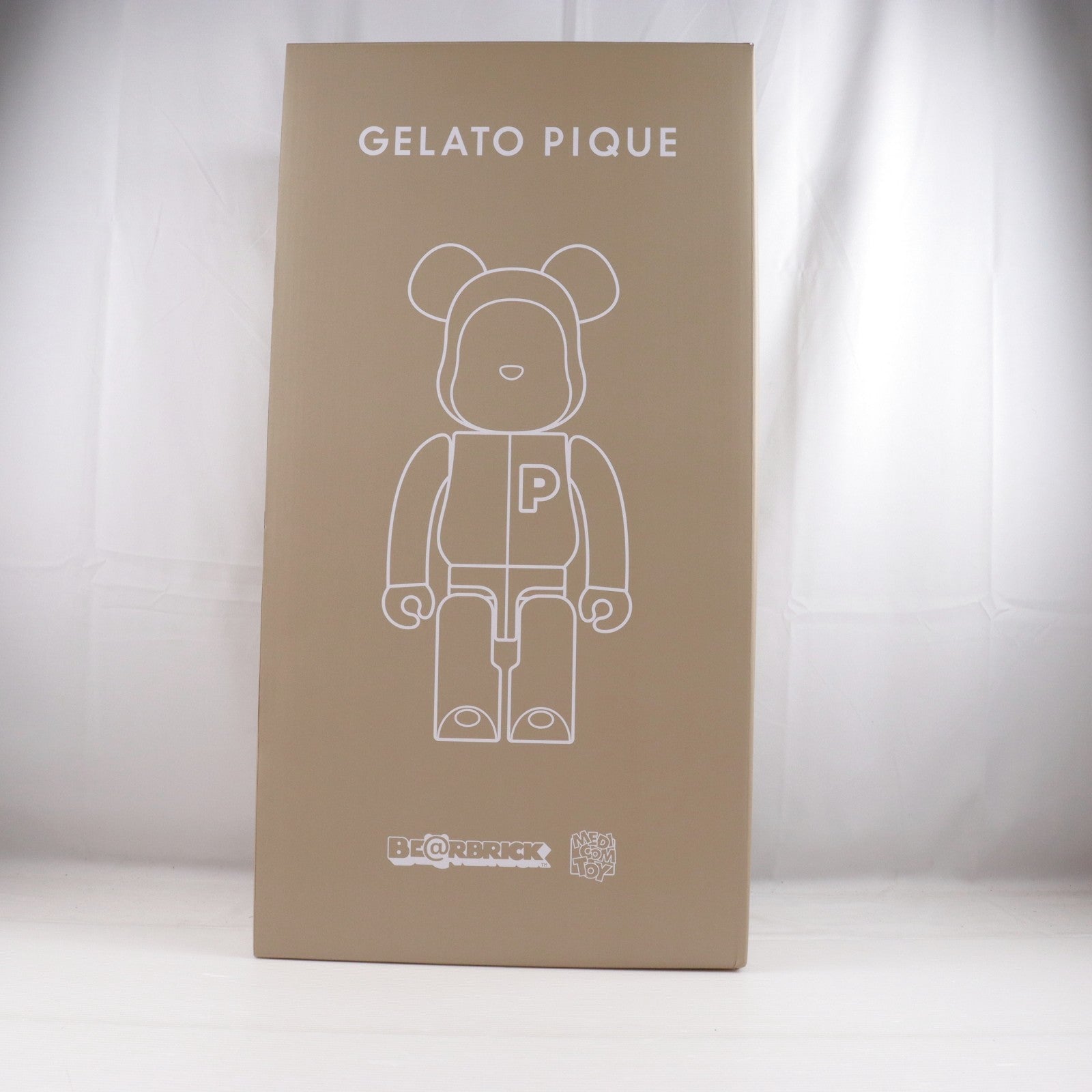 【中古即納】[FIG] GELATO PIQUE(ジェラート ピケ) × BE@RBRICK(ベアブリック) 1000% BEIGE(ベージュ) 完成品 可動フィギュア メディコム・トイ(20220531)