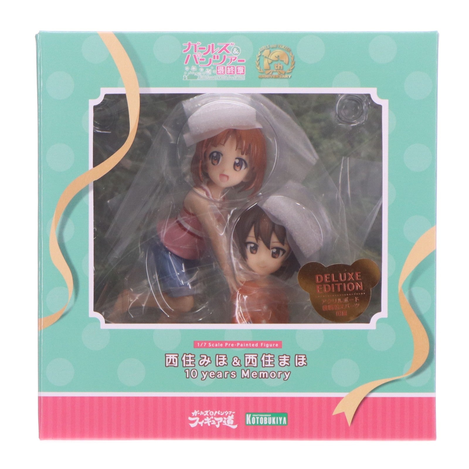【中古即納】[FIG] 西住みほ&西住まほ(にしずみみほ にしずみまほ) 10 years Memory DX版 ガールズ&パンツァー 劇場版 1/7 完成品 フィギュア(PV077) コトブキヤショップ&A-on STORE限定 コトブキヤ(20230730)