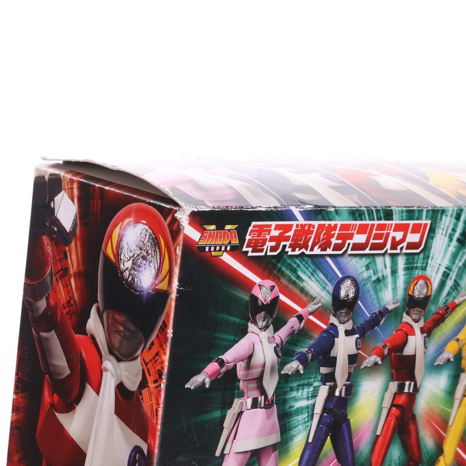 【中古即納】[FIG] (食玩) プレミアムバンダイ限定 SHODO SUPER 電子戦隊デンジマン 可動フィギュア バンダイ(20230124)