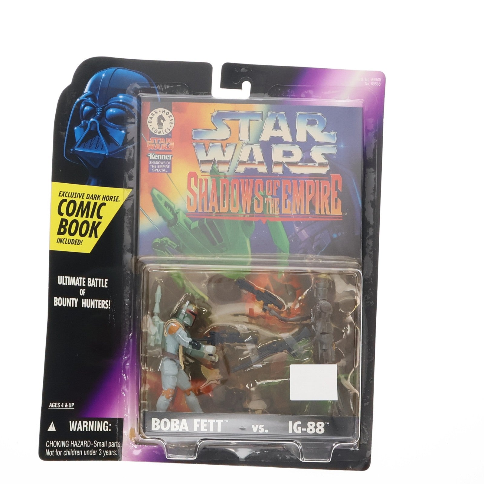 【中古即納】[FIG] スター・ウォーズ シャドウズ・オブ・ジ・エンパイア 2パック フィギュア ボバ・フェット VS. IG-88 STAR WARS 完成品 可動フィギュア(69568) ハズブロージャパン(19961231)
