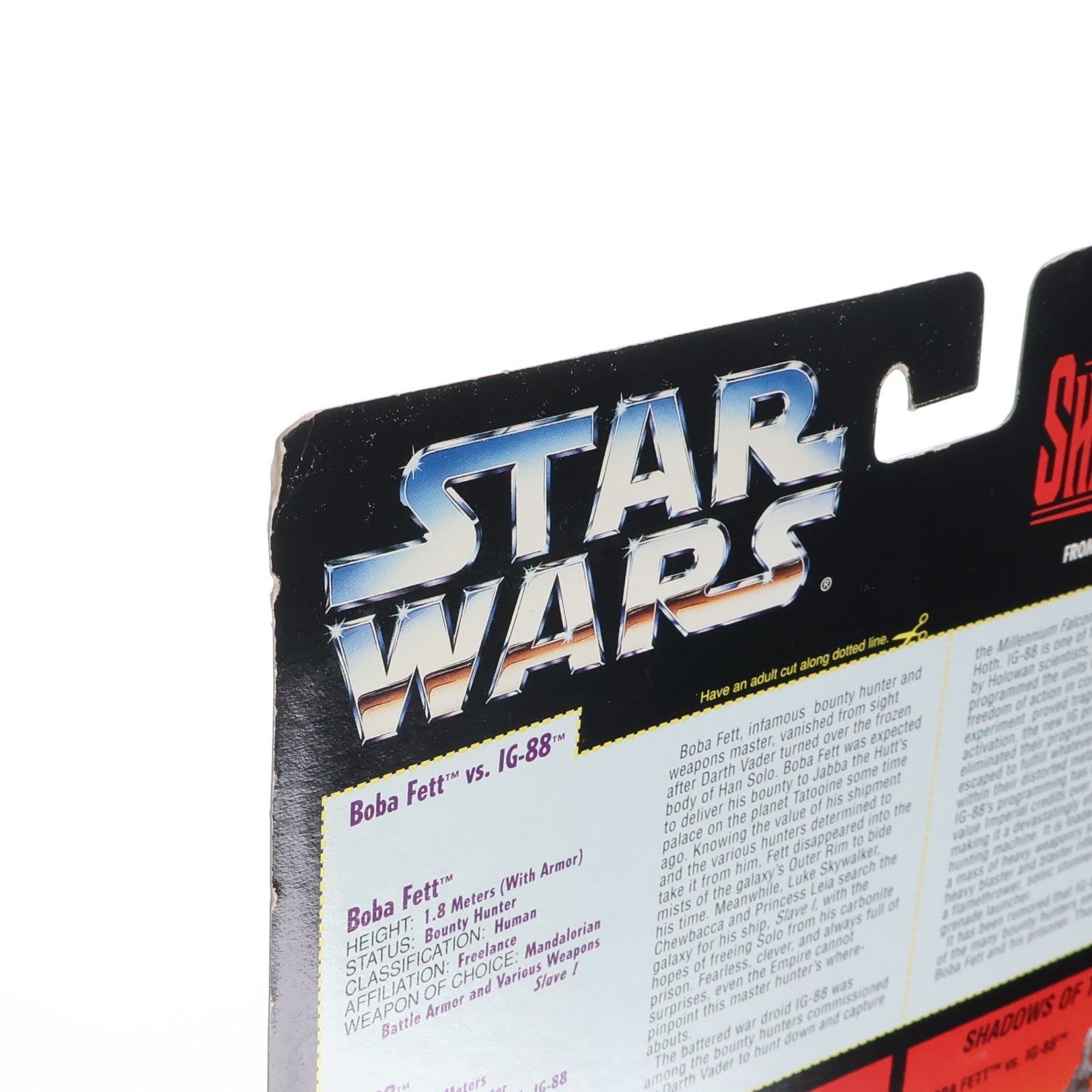 【中古即納】[FIG] スター・ウォーズ シャドウズ・オブ・ジ・エンパイア 2パック フィギュア ボバ・フェット VS. IG-88 STAR WARS 完成品 可動フィギュア(69568) ハズブロージャパン(19961231)