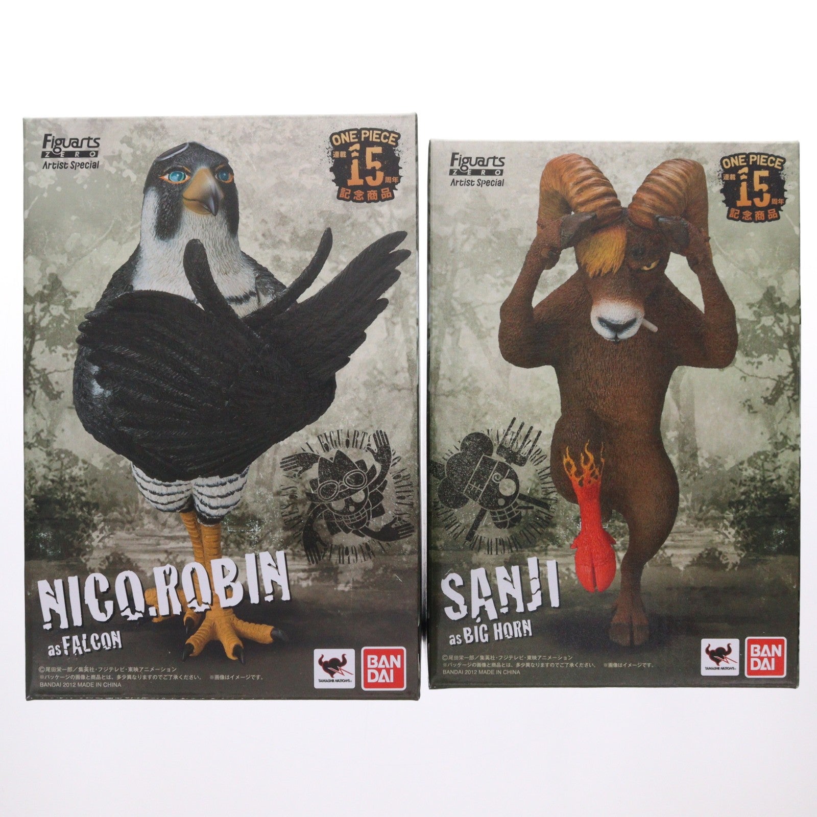 【中古即納】[FIG] 魂ウェブ商店限定 フィギュアーツZERO Artist Special ゾロ・サンジ・ロビン セット ONE PIECE(ワンピース) 完成品 フィギュア バンダイ(20120630)