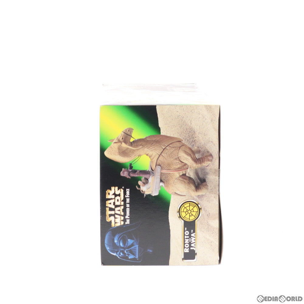 【中古即納】[FIG] スター・ウォーズ クリーチャーフィギュア ロント with ジャワ スターウォーズ パワー・オブ・ザ・フォース STAR WARS 完成品 可動フィギュア(69645/69728) Kenner(ケナー)(19981231)