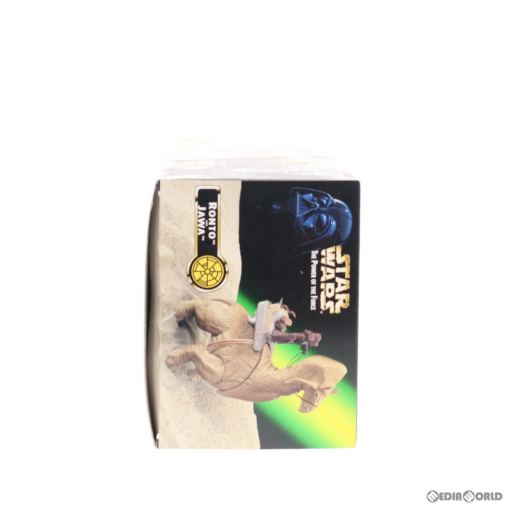 【中古即納】[FIG] スター・ウォーズ クリーチャーフィギュア ロント with ジャワ スターウォーズ パワー・オブ・ザ・フォース STAR WARS 完成品 可動フィギュア(69645/69728) Kenner(ケナー)(19981231)