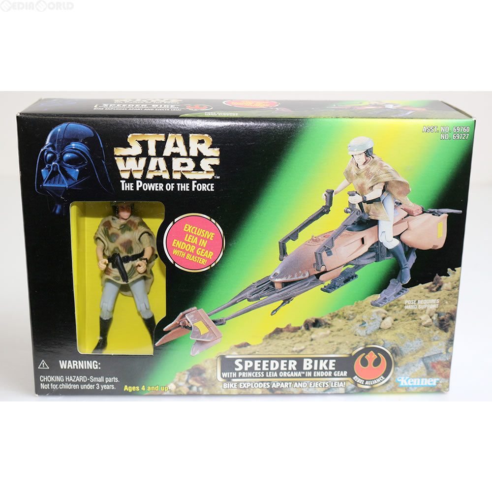 【中古即納】[FIG] スター・ウォーズ パワー・オブ・ザ・フォース スピーダーバイク with レイア STAR WARS 完成品 可動フィギュア(69727) Kenner(ケナー)(19971231)