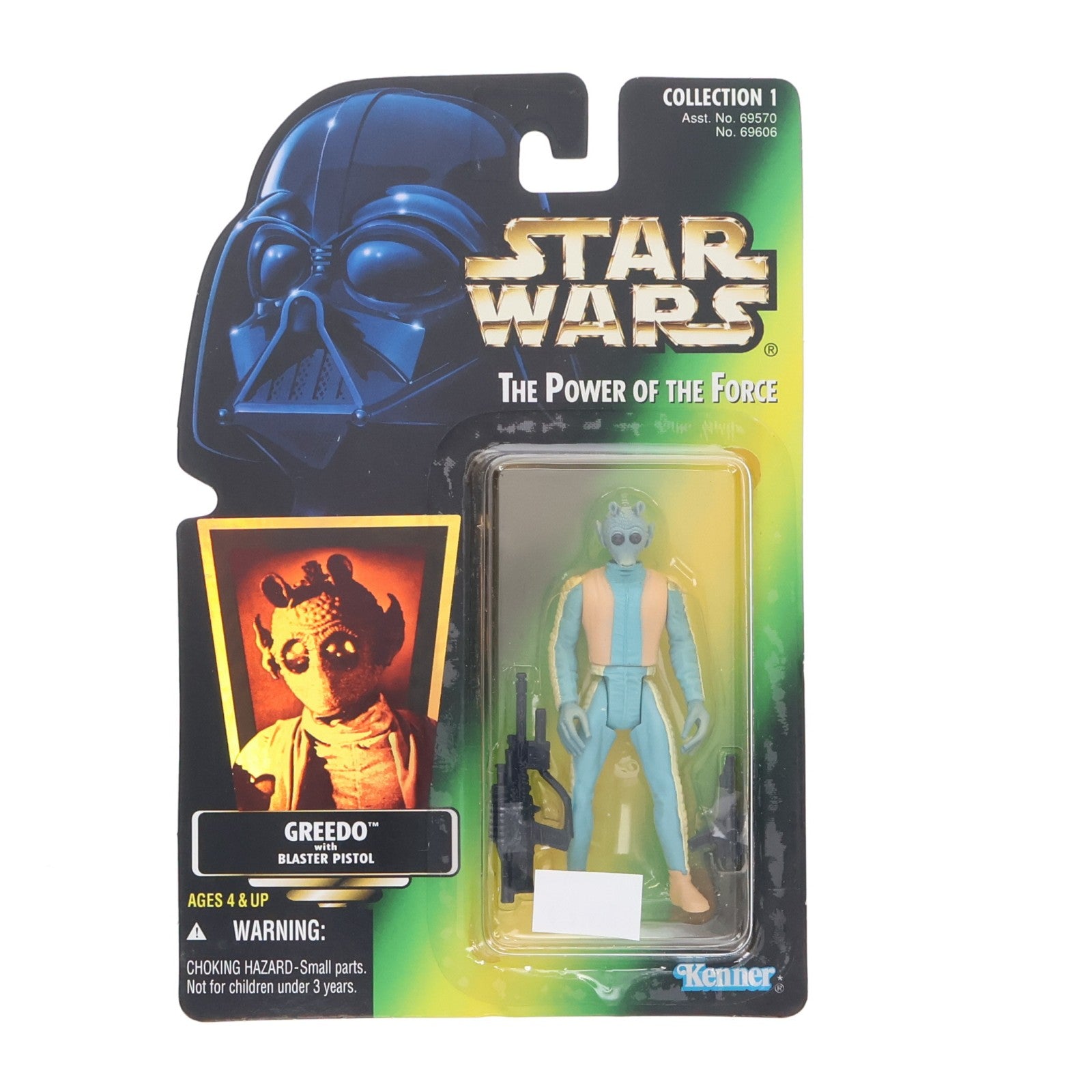 【中古即納】[FIG] The Power Of The Force Greedo(グリード) with Blaster Pistol STAR WARS(スター・ウォーズ) 完成品 可動フィギュア(69606) ハズブロ(19961231)