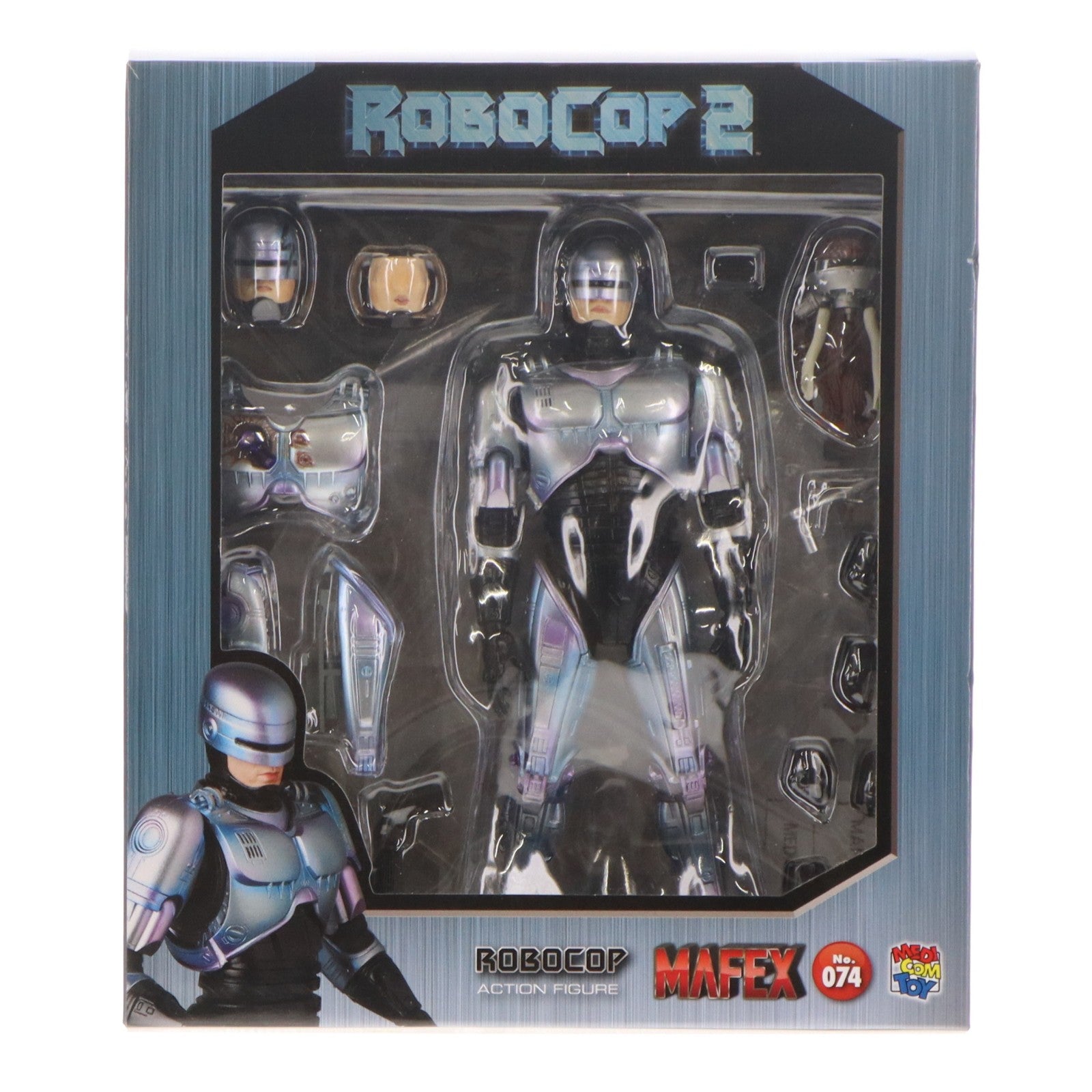 【中古即納】[FIG] マフェックス No.074 MAFEX ROBOCOP 2(ロボコップ2) 完成品 可動フィギュア メディコム・トイ(20190130)