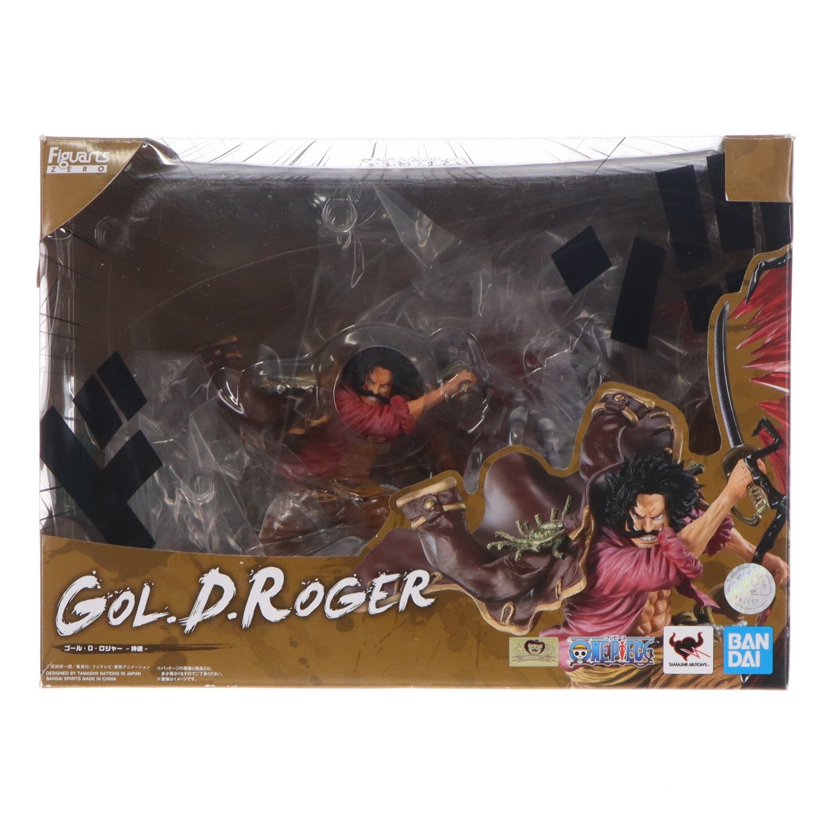 【中古即納】[FIG] フィギュアーツZERO [EXTRA BATTLE] ゴール・D・ロジャー -神避- ONE PIECE(ワンピース) 完成品 フィギュア バンダイスピリッツ(20210828)