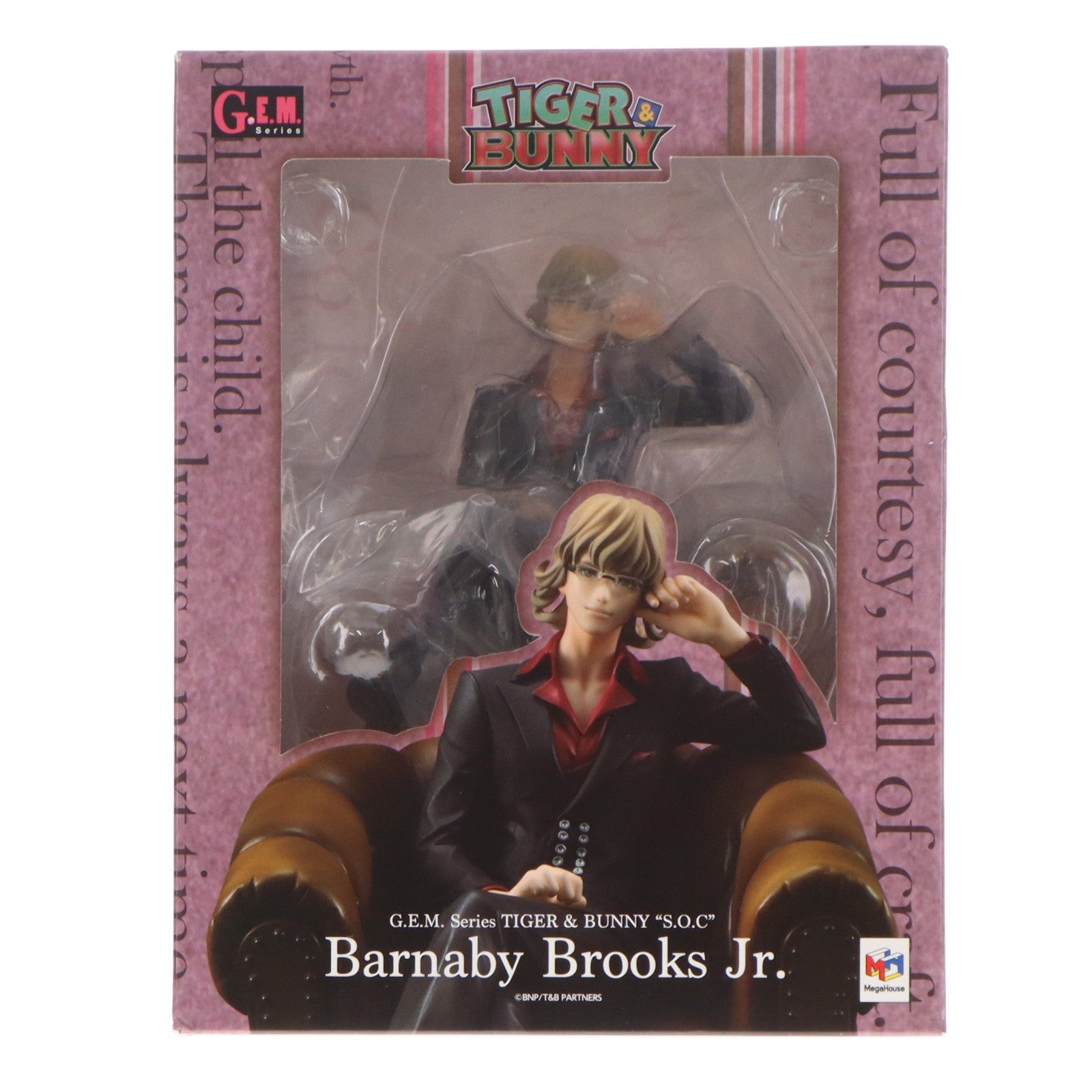 【中古即納】[FIG] G.E.M.シリーズ S.O.C バーナビー・ブルックス Jr. TIGER & BUNNY(タイガー&バニー) 完成品 フィギュア 一部店舗&オンラインショップ限定 メガハウス(20180331)