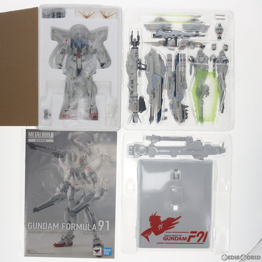 【中古即納】[FIG] METAL BUILD ガンダムF91 CHRONICLE WHITE Ver. 機動戦士ガンダムF91 完成品 可動フィギュア バンダイスピリッツ(20210327)