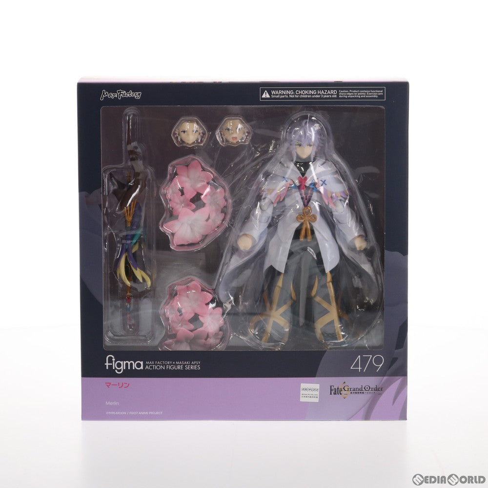 【中古即納】[FIG] figma(フィグマ) 479 マーリン Fate/Grand Order(フェイト/グランドオーダー) -絶対魔獣戦線バビロニア- 完成品 可動フィギュア マックスファクトリー(20201206)