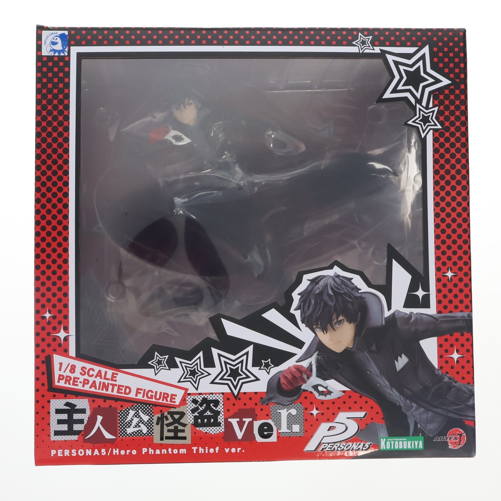 【中古即納】[FIG] (再販) ARTFX J 主人公 怪盗ver. ペルソナ5 1/8 完成品 フィギュア(PP697) コトブキヤ(20170930)