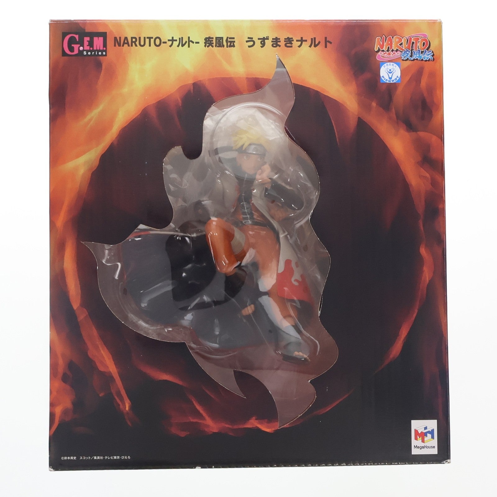 【中古即納】[FIG] G.E.M.シリーズ うずまきナルト NARUTO -ナルト- 疾風伝 1/8 完成品 フィギュア メガハウス(20131026)