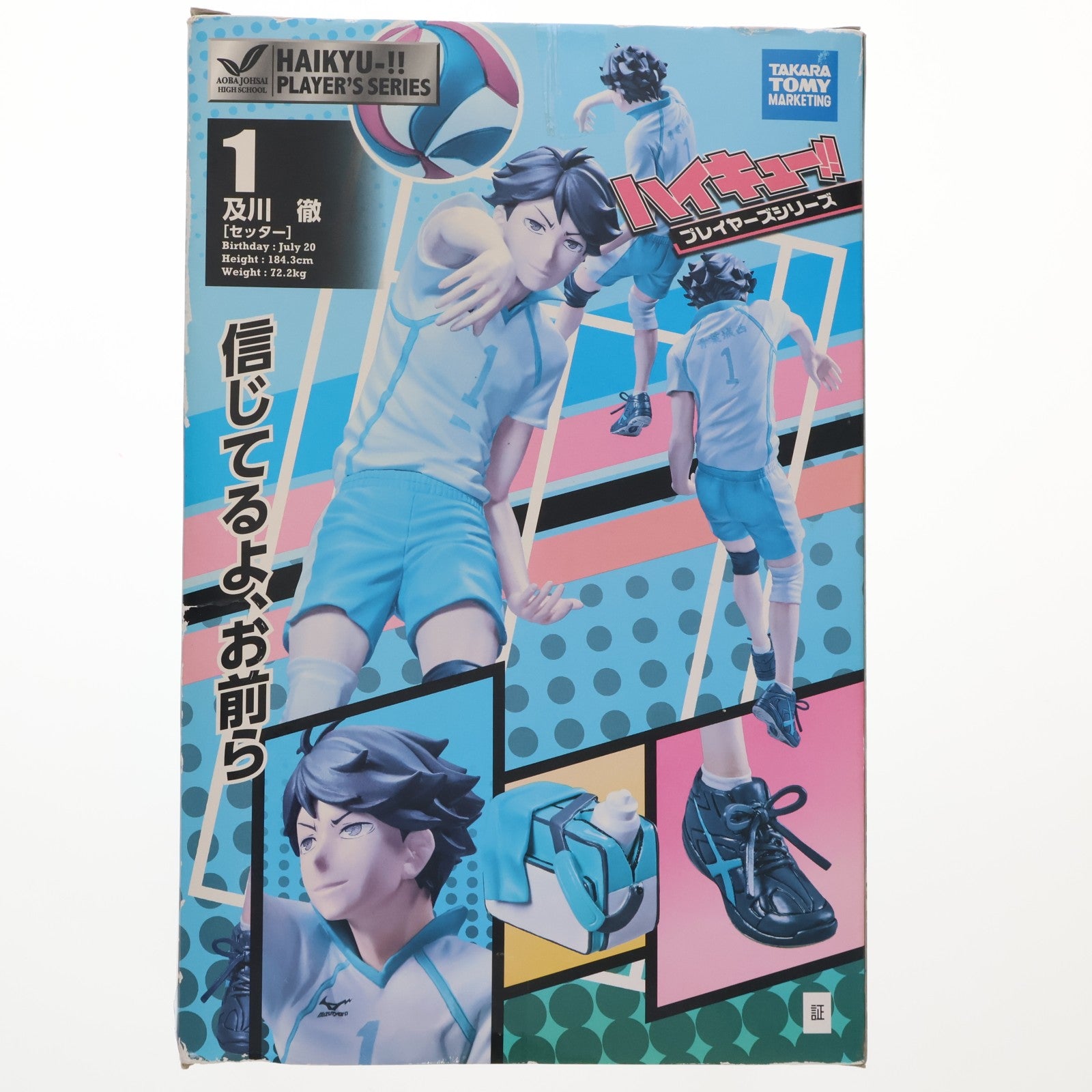 【中古即納】[FIG] ハイキュー!! プレイヤーズシリーズ 及川徹(おいかわとおる) 1/8 完成品 フィギュア タカラトミーマーケティング(20150422)