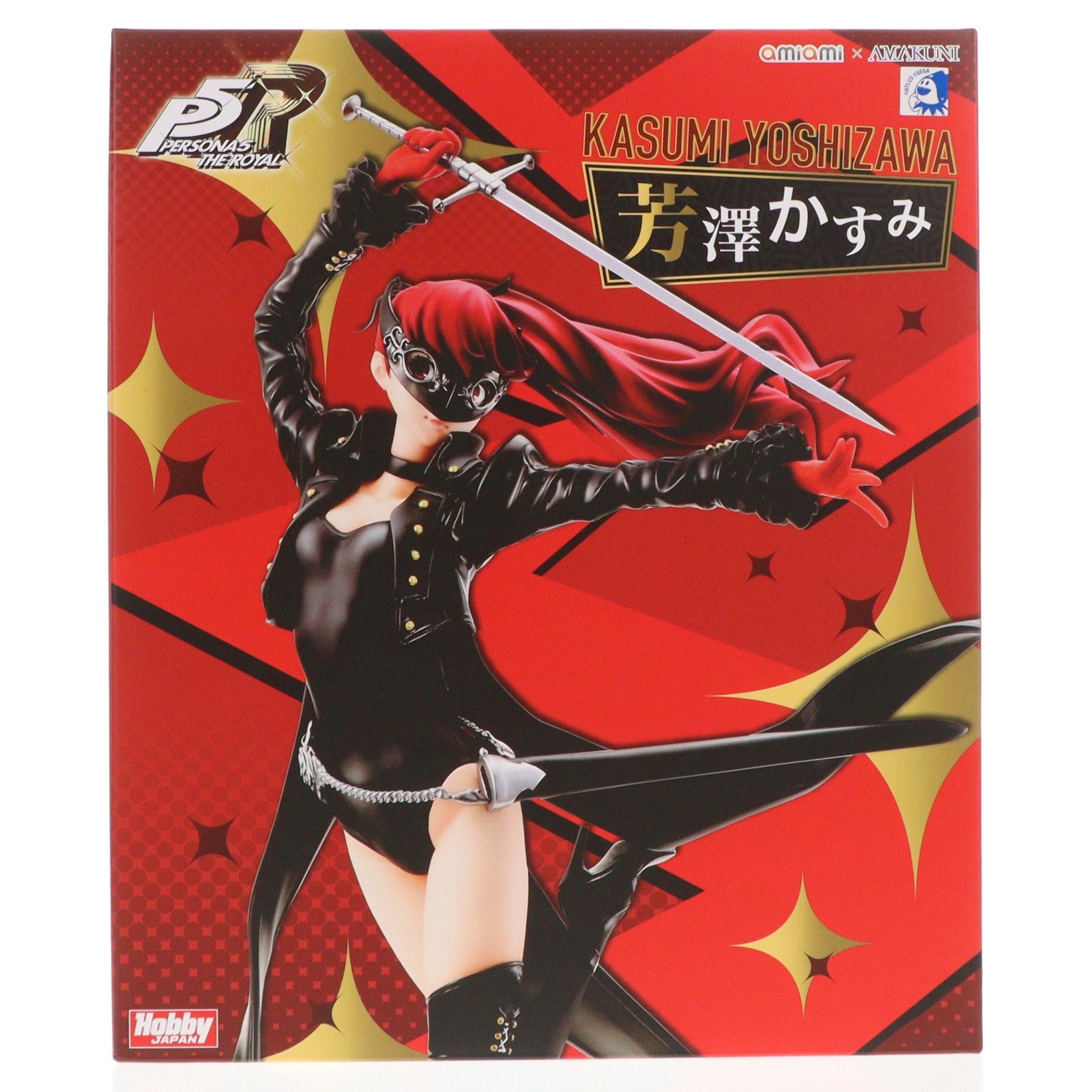 【中古即納】[FIG] あみあみ限定 芳澤かすみ(よしざわかすみ) 怪盗Ver. ペルソナ5 ザ・ロイヤル 1/7 完成品 フィギュア あみあみ×AMAKUNI(アマクニ)(20230731)