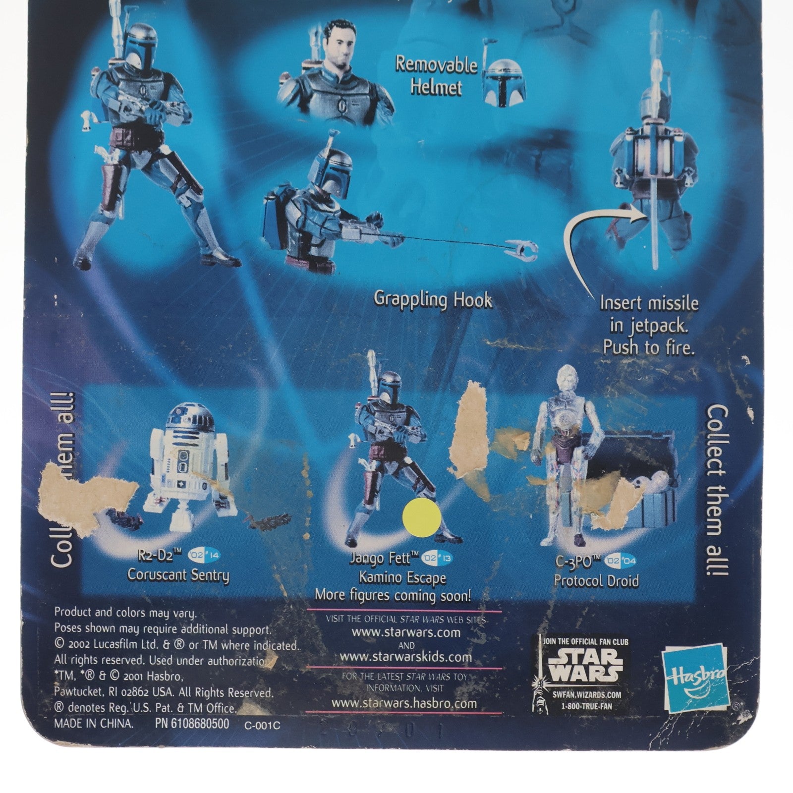 【中古即納】[FIG] スター・ウォーズ ベーシックフィギュア ジャンゴ・フェット カミーノエスケープバージョン STAR WARS エピソード2/クローンの攻撃 完成品 可動フィギュア ハズブロ(20021231)