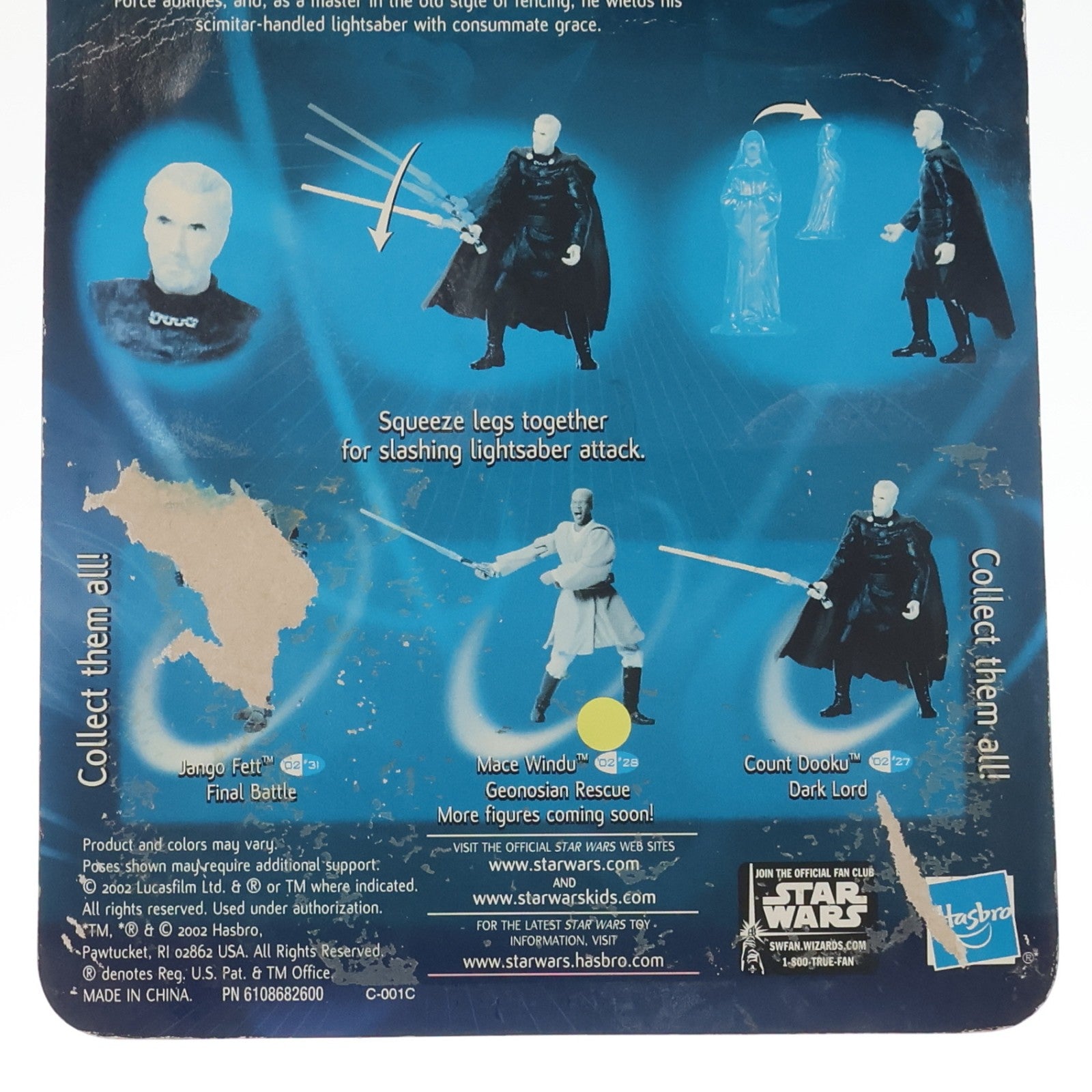 【中古即納】[FIG] スター・ウォーズ ベーシックフィギュア ドゥークー伯爵 STAR WARS エピソード2/クローンの攻撃 完成品 可動フィギュア ハズブロ(20021231)