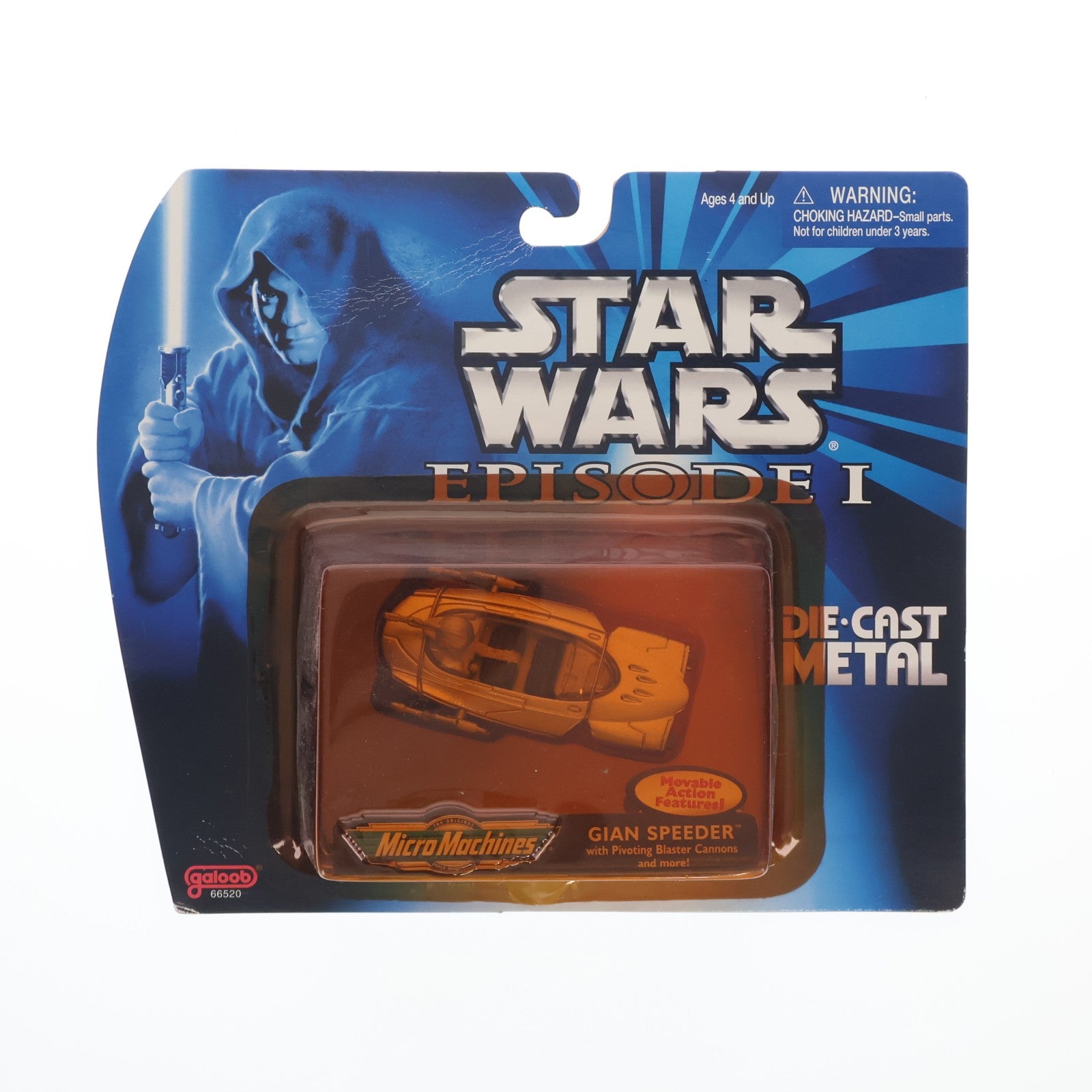 【中古即納】[FIG] マイクロマシーン ダイキャストビークル ジアン・スピーダー STAR WARS(スター・ウォーズ) エピソード1/ファントム・メナス 完成品 フィギュア(66523) galoob(ガルーブ)/トミー(19991231)