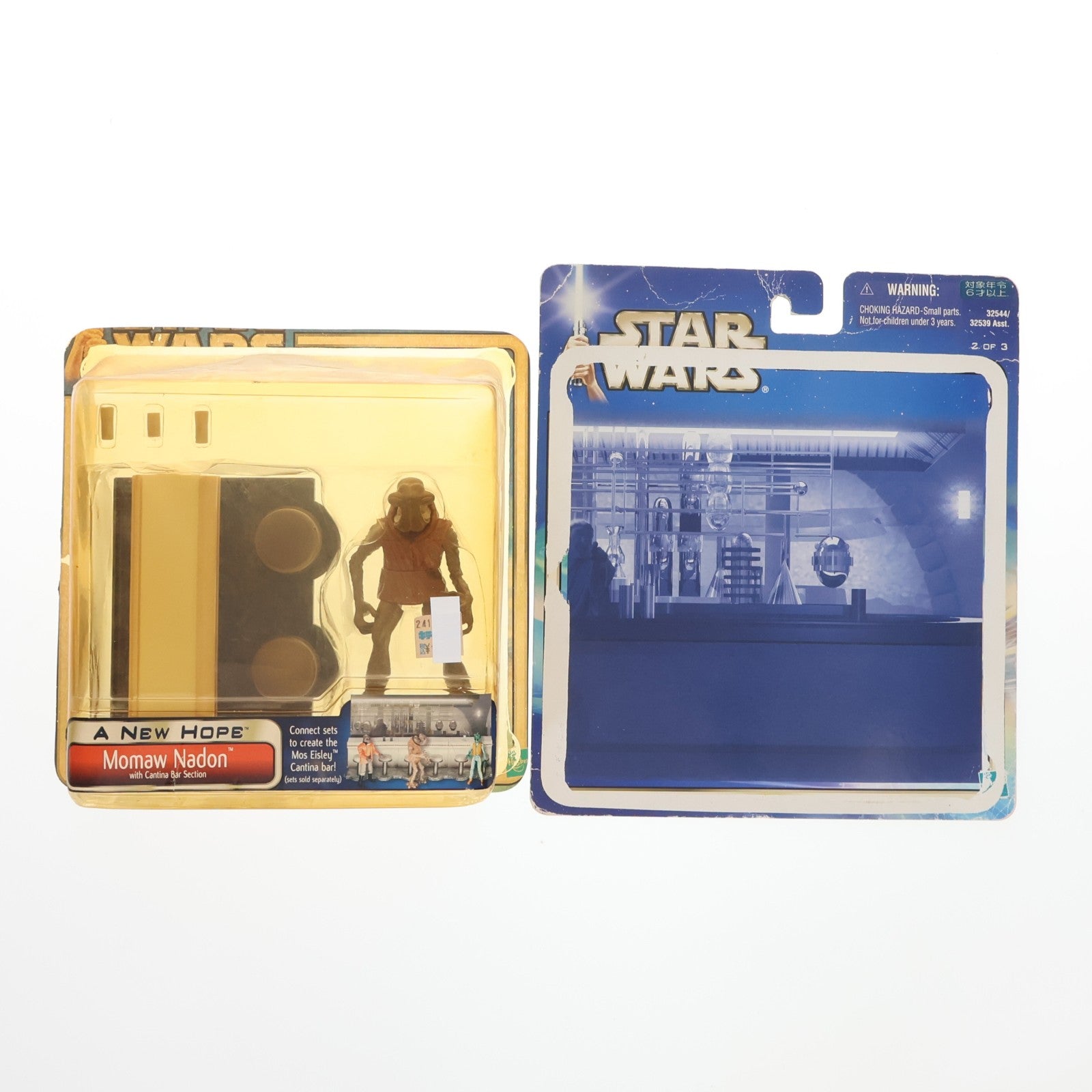【中古即納】[FIG] スター・ウォーズ カンティーナ バー セット モモー・ネイドン STAR WARS エピソード4/新たなる希望 完成品 可動フィギュア(32544) トミー(20021231)