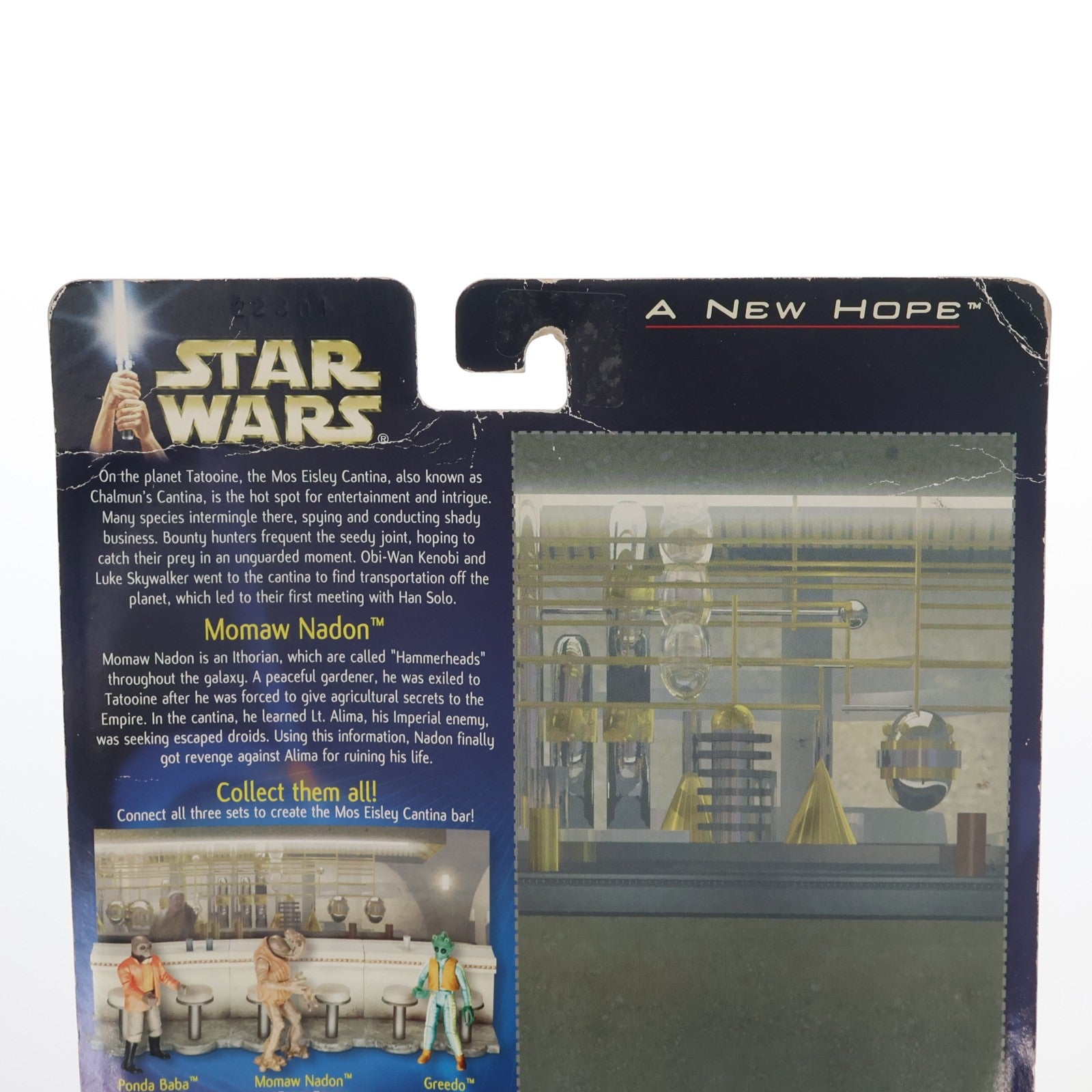 【中古即納】[FIG] スター・ウォーズ カンティーナ バー セット モモー・ネイドン STAR WARS エピソード4/新たなる希望 完成品 可動フィギュア(32544) トミー(20021231)