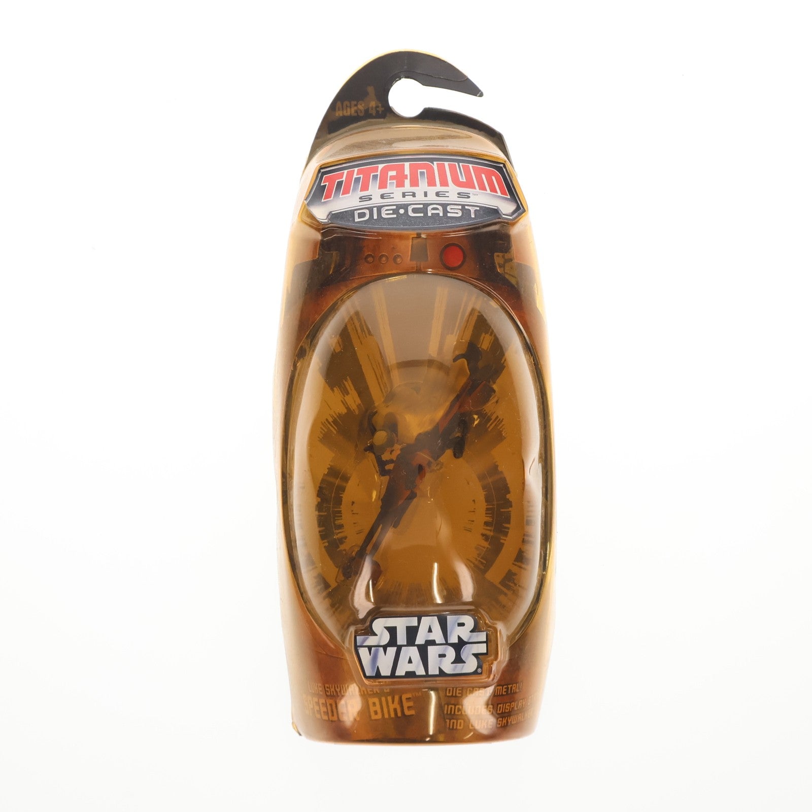 【中古即納】[FIG] スター・ウォーズ タイタニウムシリーズ ルーク・スカイウォーカー スピーダーバイク STAR WARS エピソード3/シスの復讐 完成品 フィギュア(海外流通版) ハズブロ(20061231)