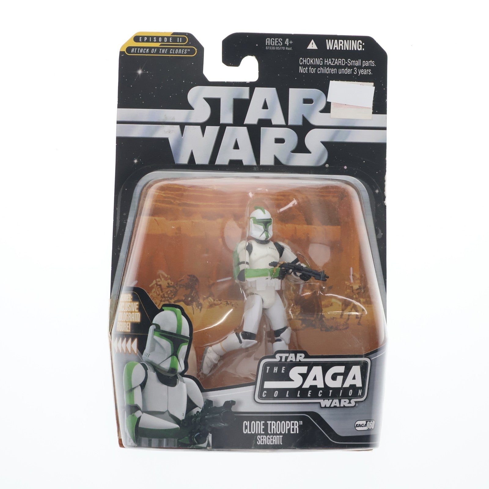 【中古即納】[FIG] スター・ウォーズ サーガベーシックフィギュア #060 クローン・トルーパー・サージェント STAR WARS エピソード2/クローンの攻撃 完成品 可動フィギュア(海外流通版) ハズブロ(19991231)