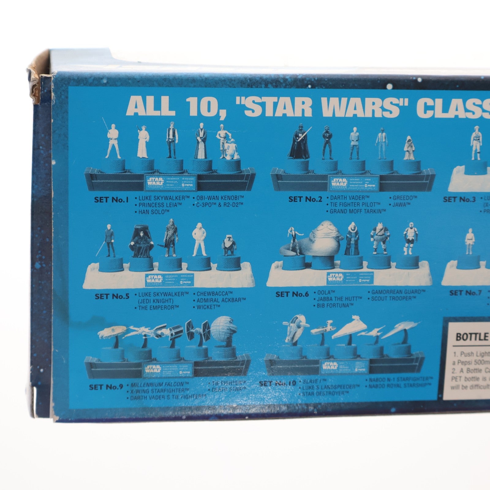 【中古即納】[FIG] ペプシコーラ ボトルキャップコレクション STAR WARS CLASSIC BOTTLE CAP SET(スター・ウォーズ クラシックボトルキャップセット) No.2 STAR WARS(スター・ウォーズ) エピソード4/新たなる希望 完成品 フィギュア ペプシ(20020730)