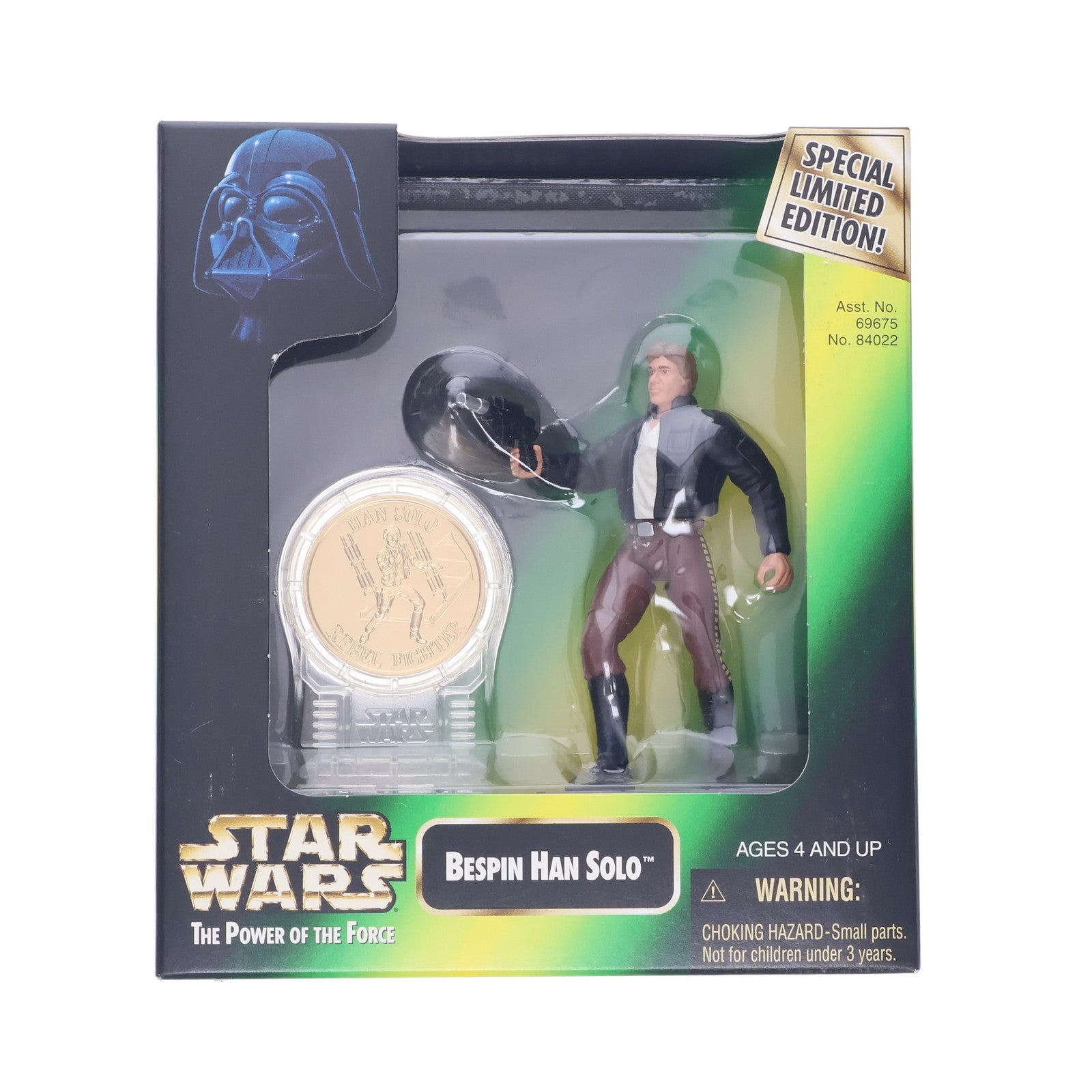 【中古即納】[FIG] ベスピン ハン・ソロ STAR WARS(スター・ウォーズ) パワー・オブ・ザ・フォース SPECIAL LIMITED EDITION NEW MILLENNIUM MINTED COIN COLLECTION 完成品 可動フィギュア(84022) Kenner(ケナー)(19971231)