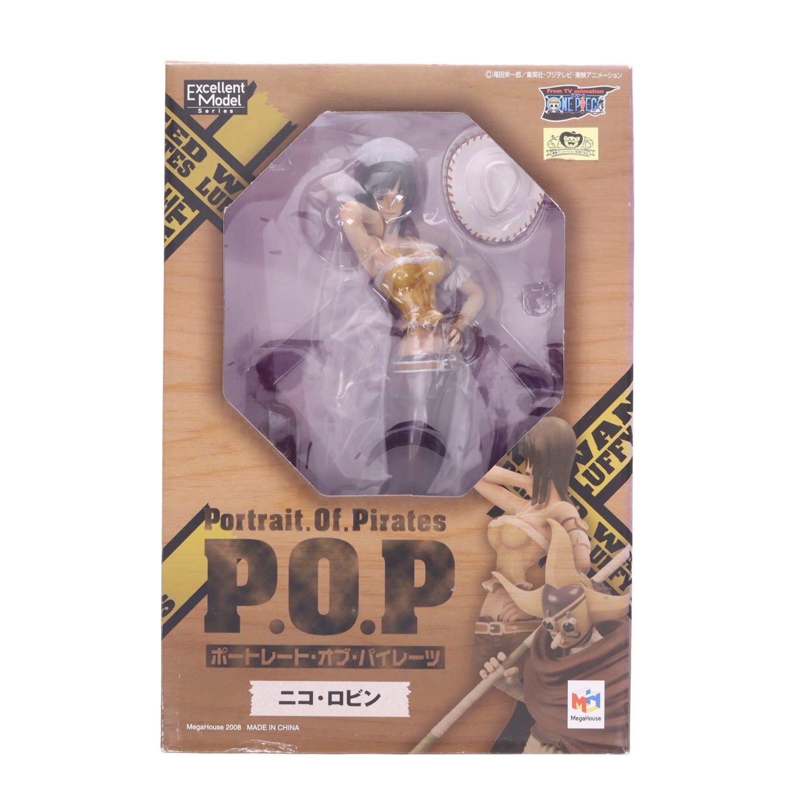 【中古即納】[FIG] Portrait.Of.Pirates P.O.P NEO-5 ニコ・ロビン ONE PIECE(ワンピース) 1/8 完成品 フィギュア メガハウス(20080720)